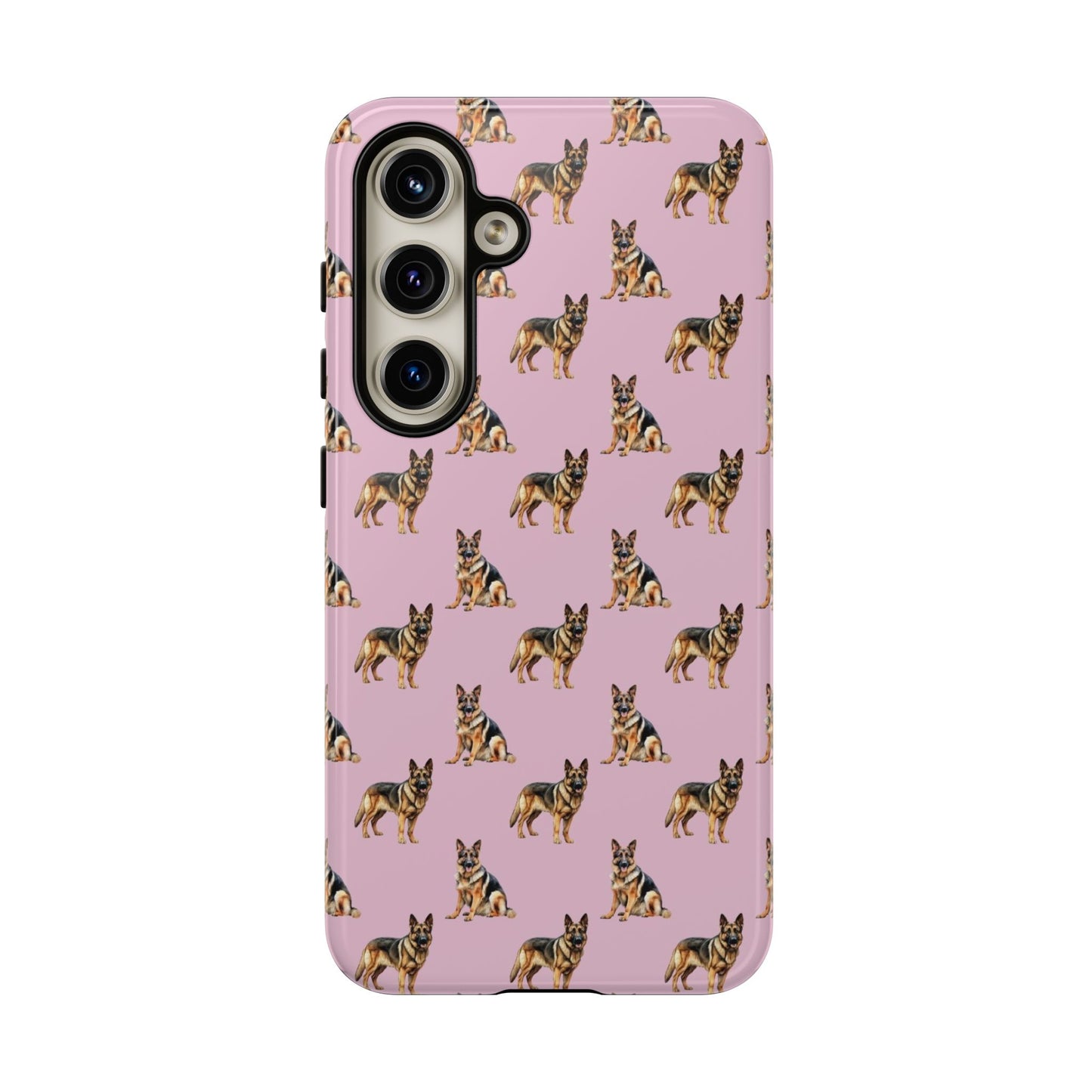 German Shepherd Phone Case Pink