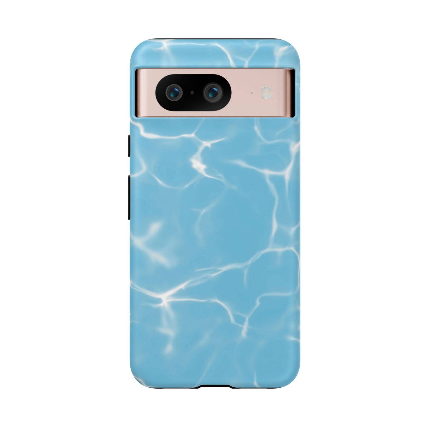 Marble Phone Case Light Blue