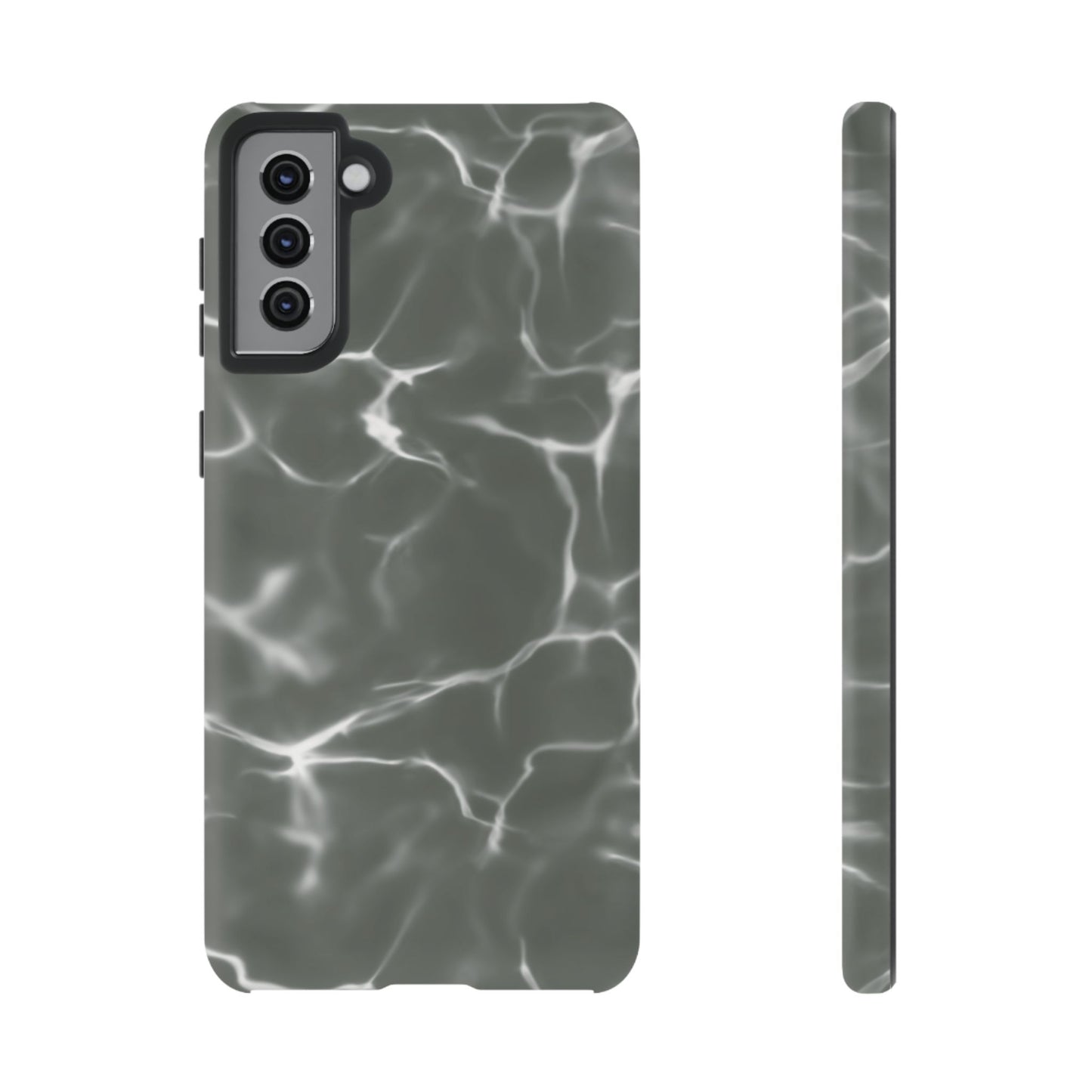 Marble Print Phone Case Gray