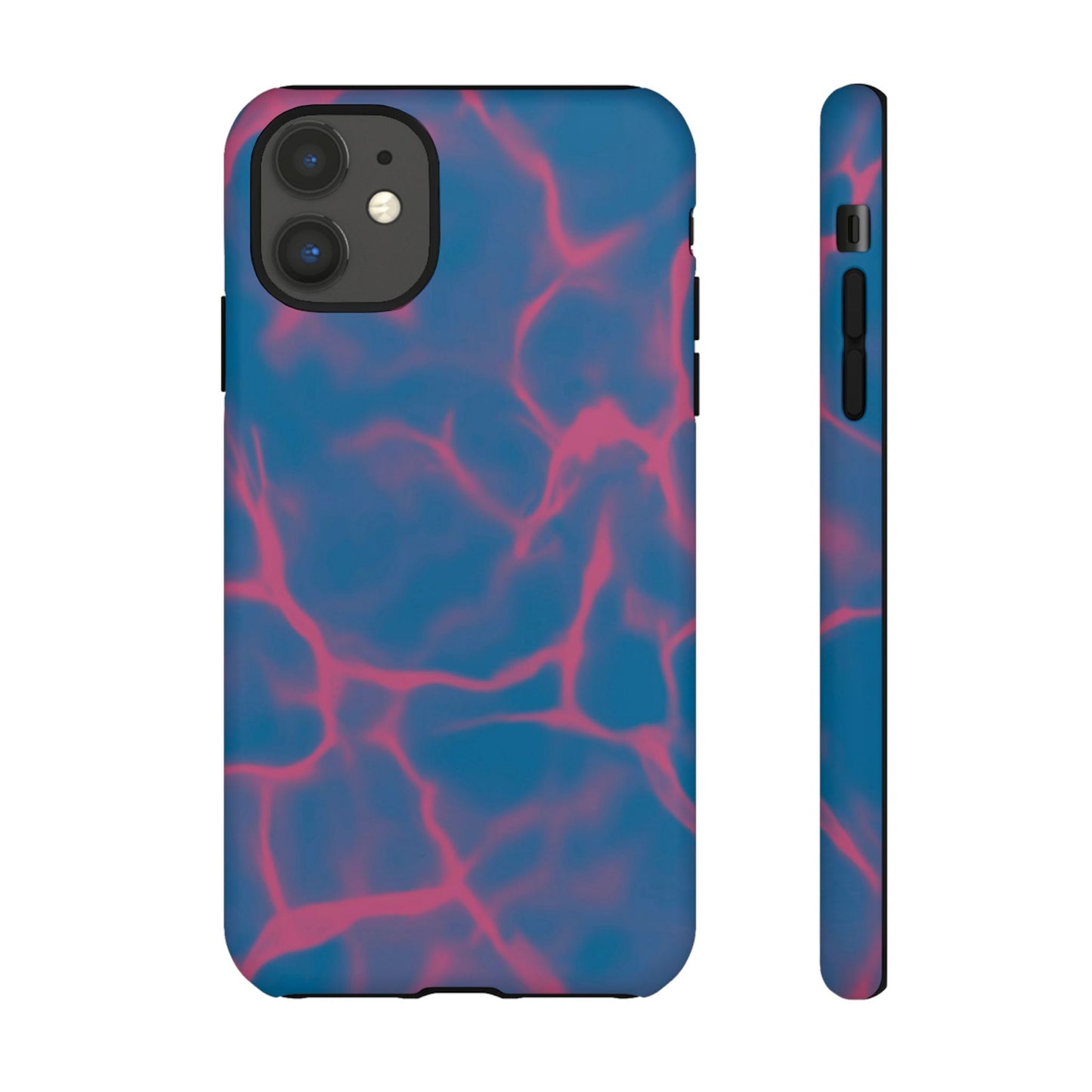 Marble Phone Case Blue Pink