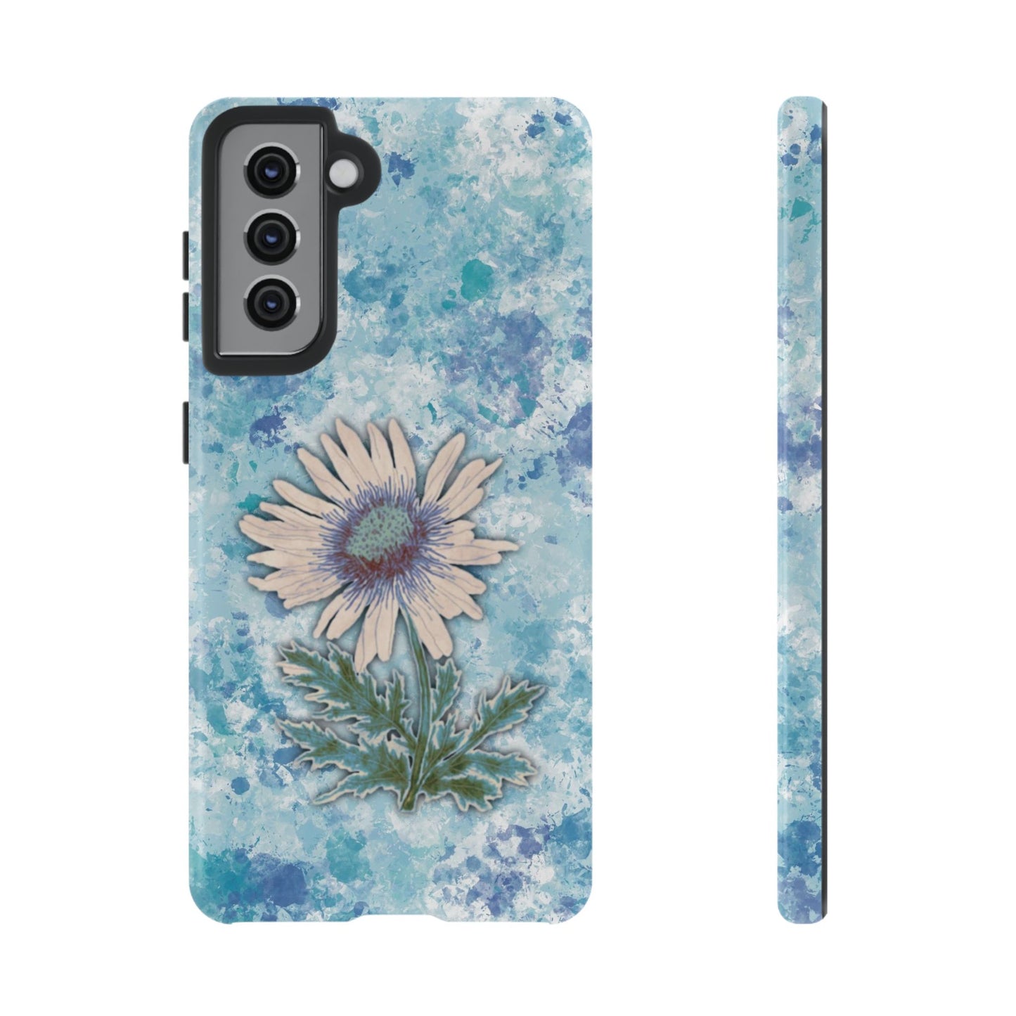 Daisy Phone Case Blue