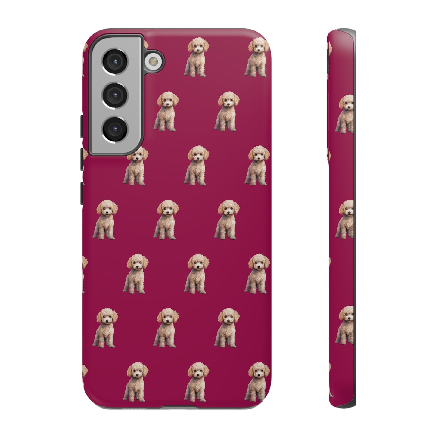 Poodle Phone Case Berry