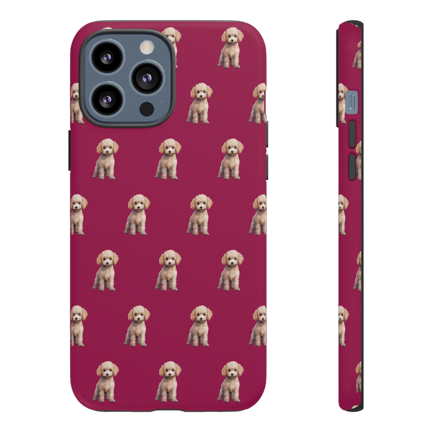 Poodle Phone Case Berry