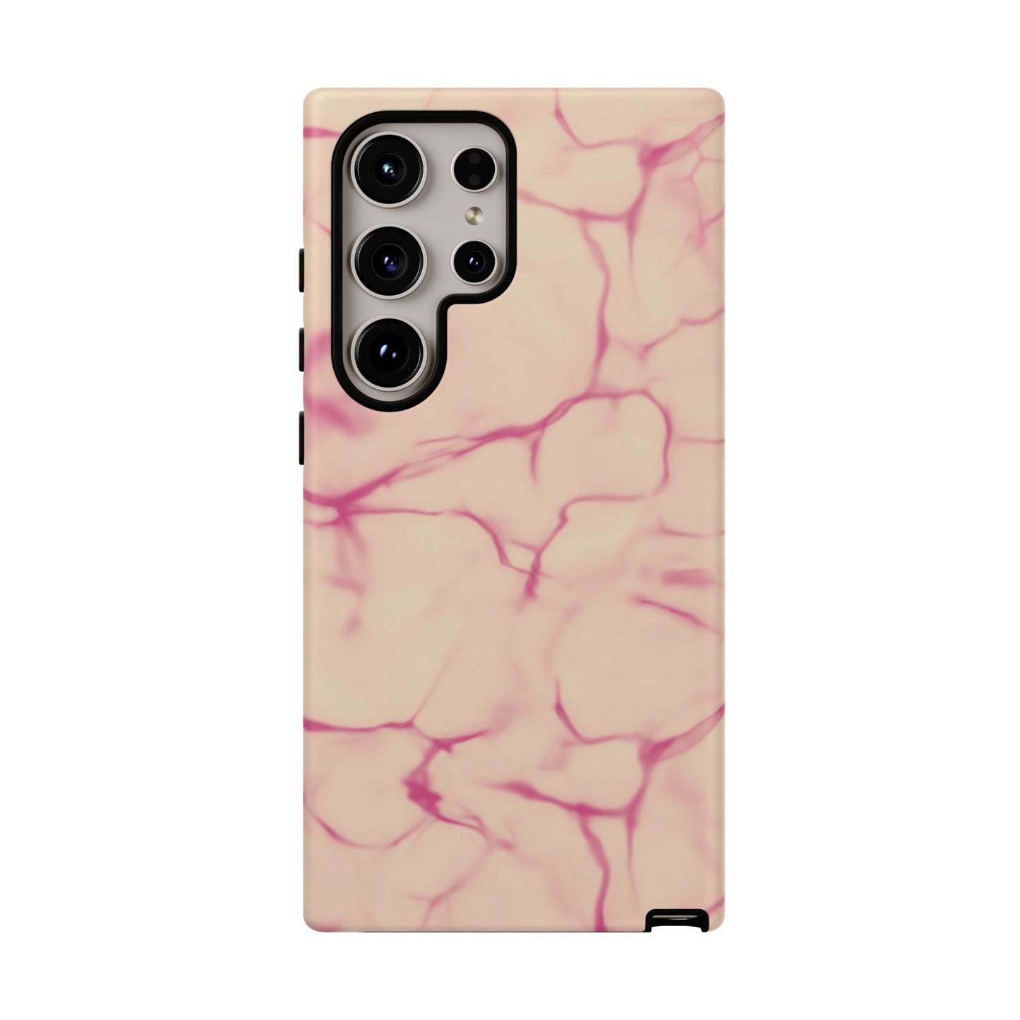 Marble Phone Case Cream Pink