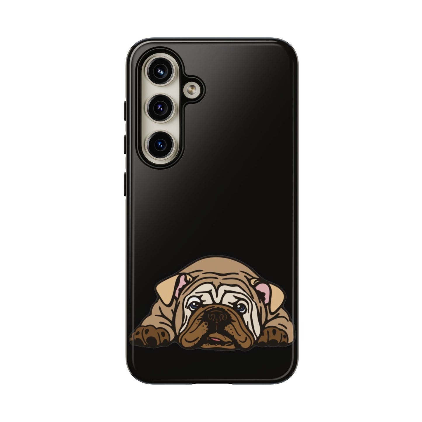 Bulldog Phone Case Black