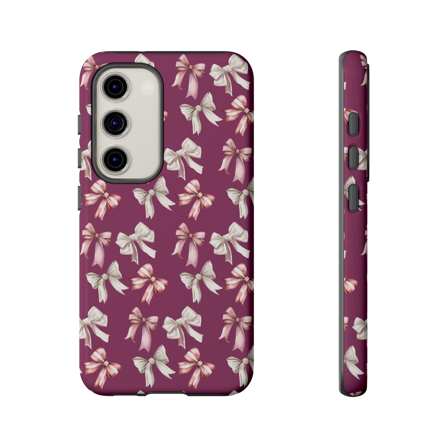 Bow Phone Case Berry