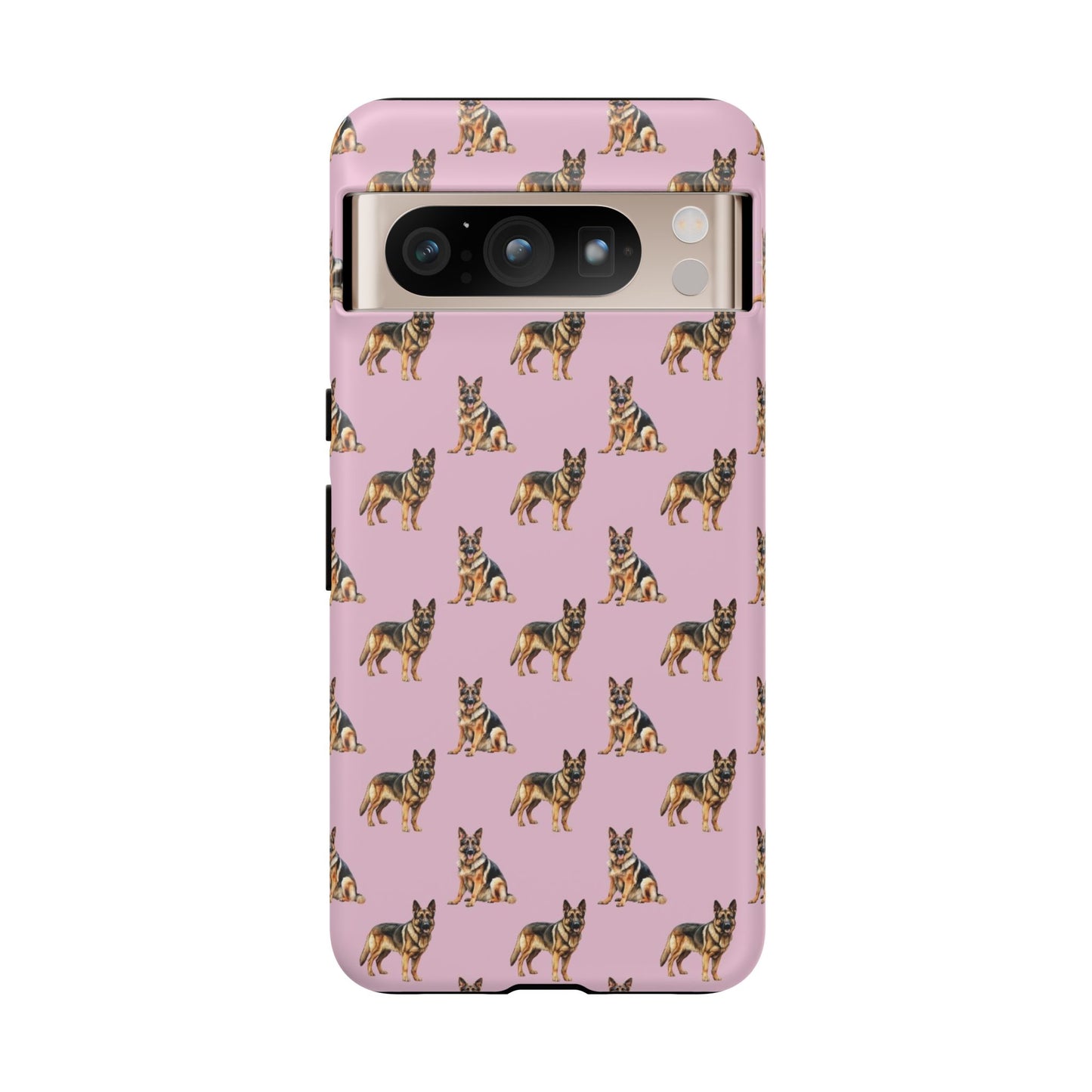 German Shepherd Phone Case Pink