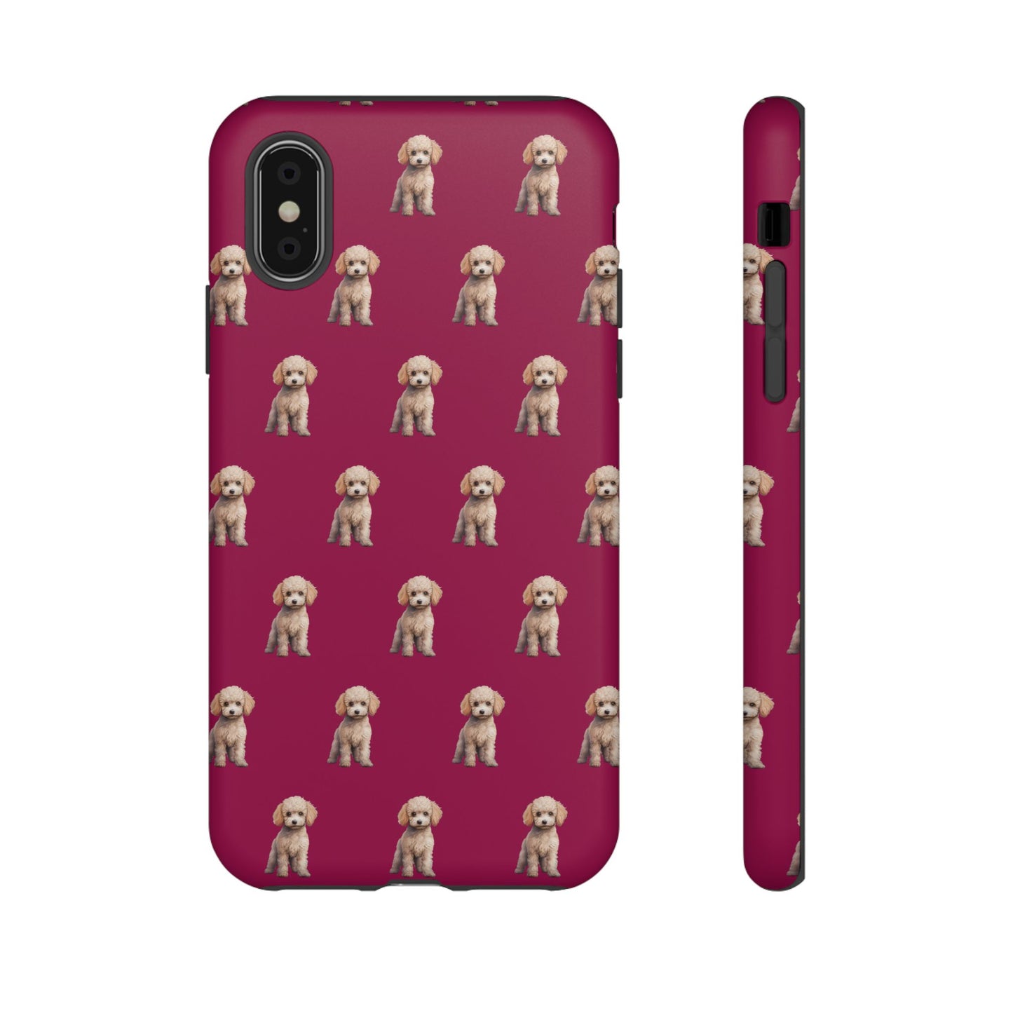 Poodle Phone Case Berry