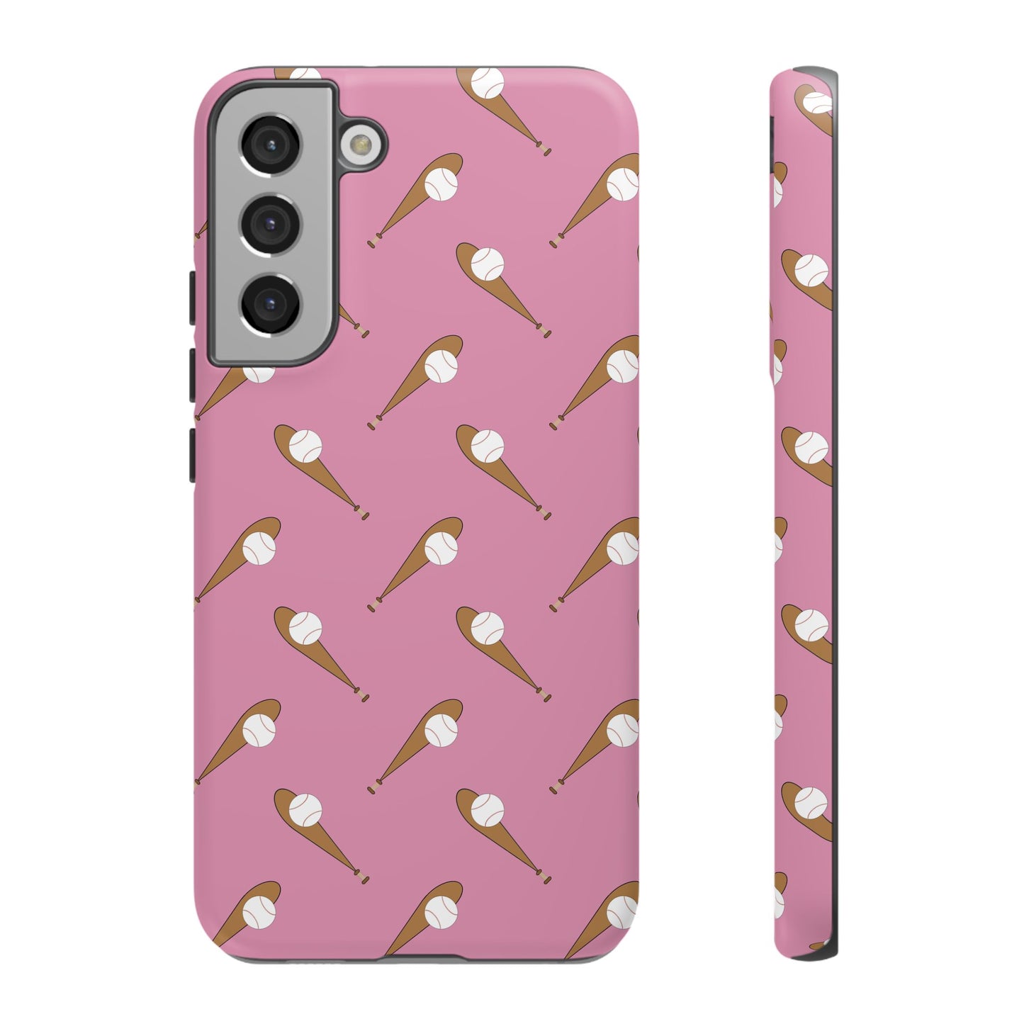 Baseball Phone Case Pink