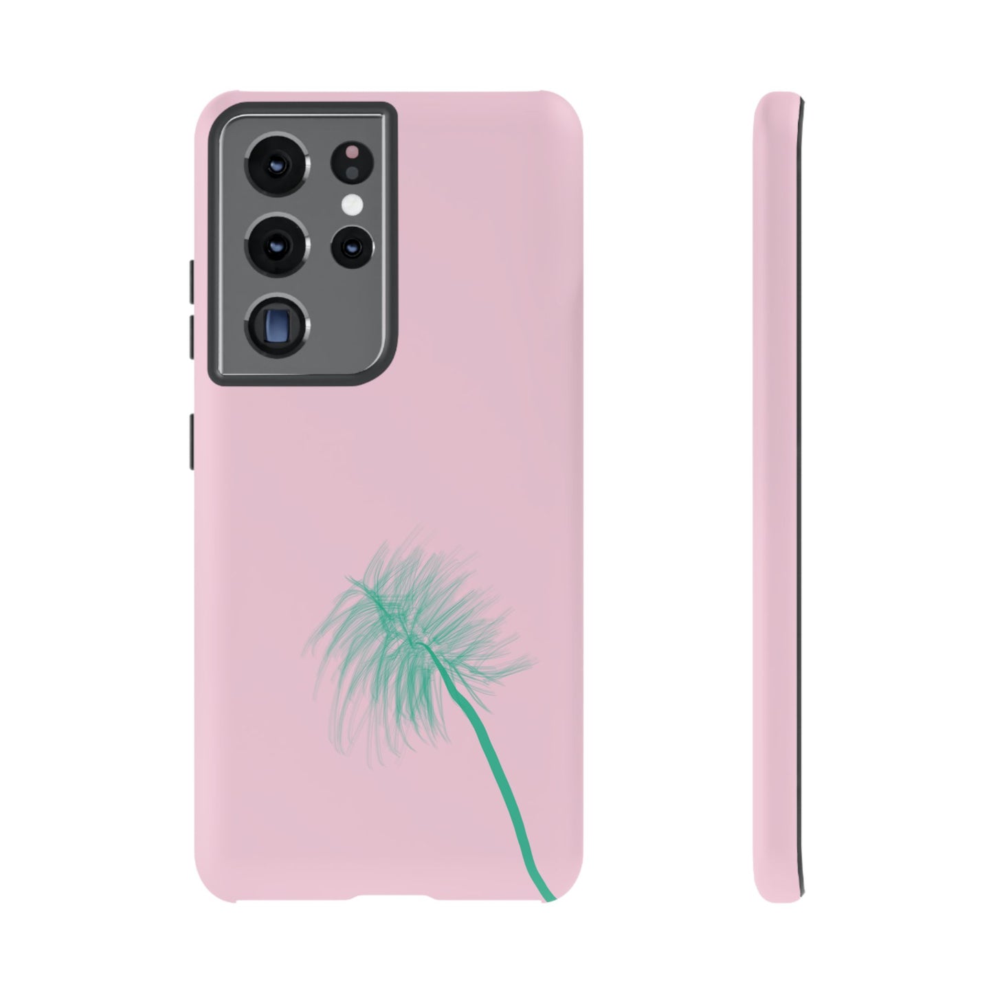 Dandelion Blowball Phone Case Pink