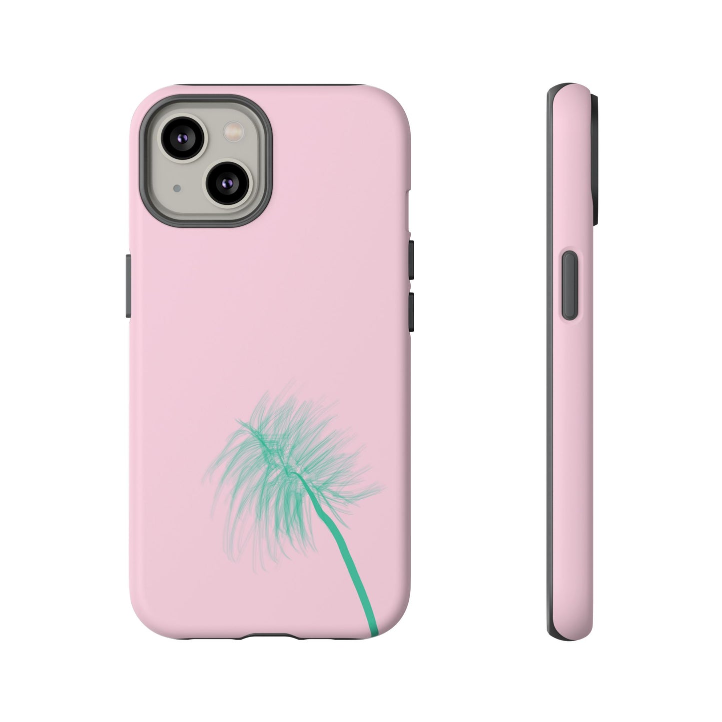 Dandelion Blowball Phone Case Pink