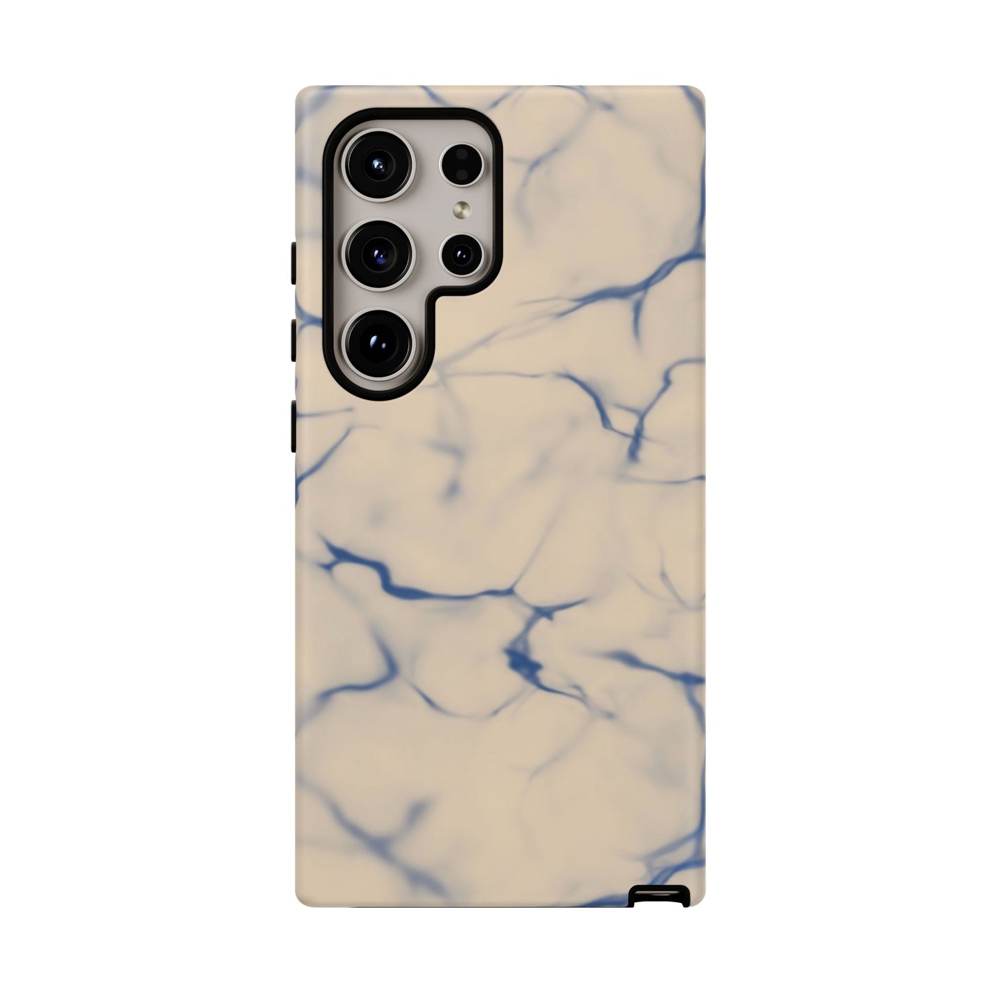 Marble Phone Case Cream Blue