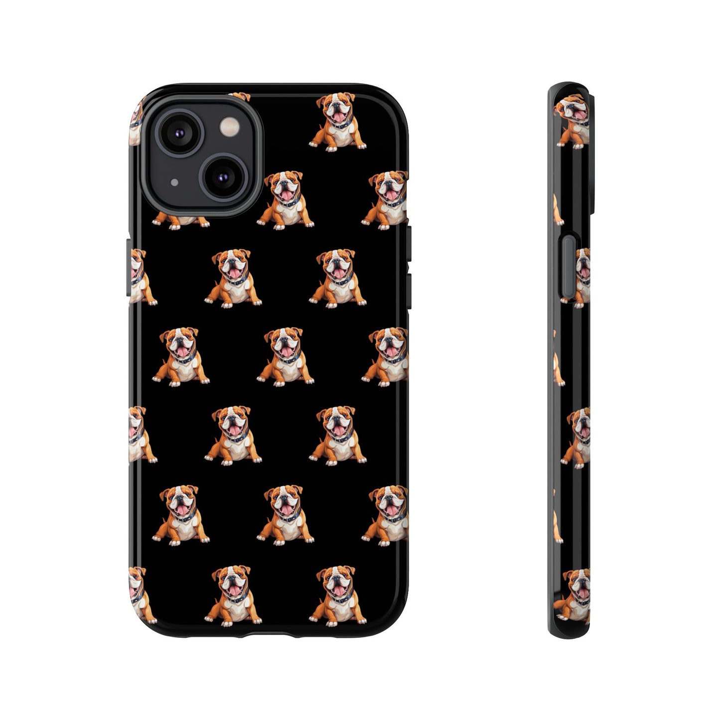 Bulldog Phone Case Black