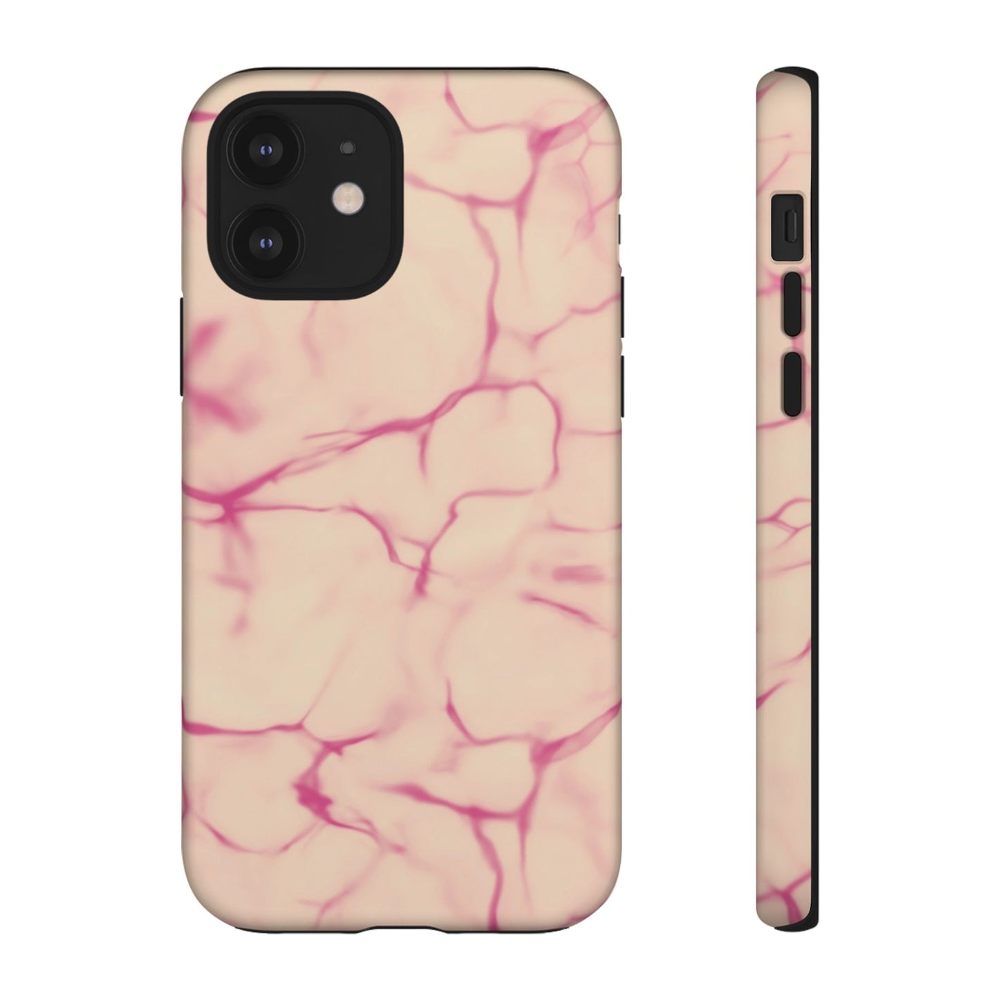 Marble Phone Case Cream Pink