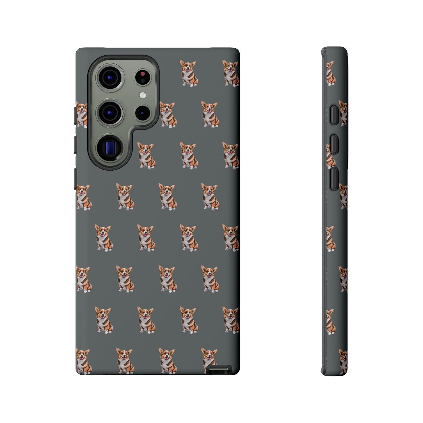 Corgi Phone Case Gray