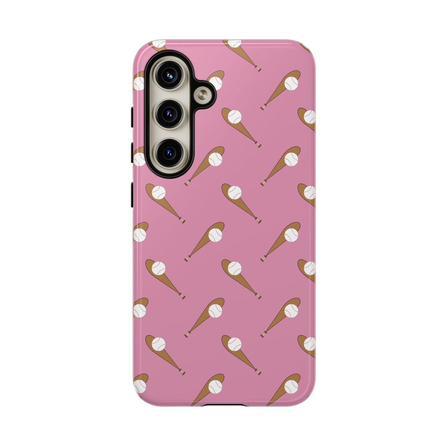 Baseball Phone Case Pink