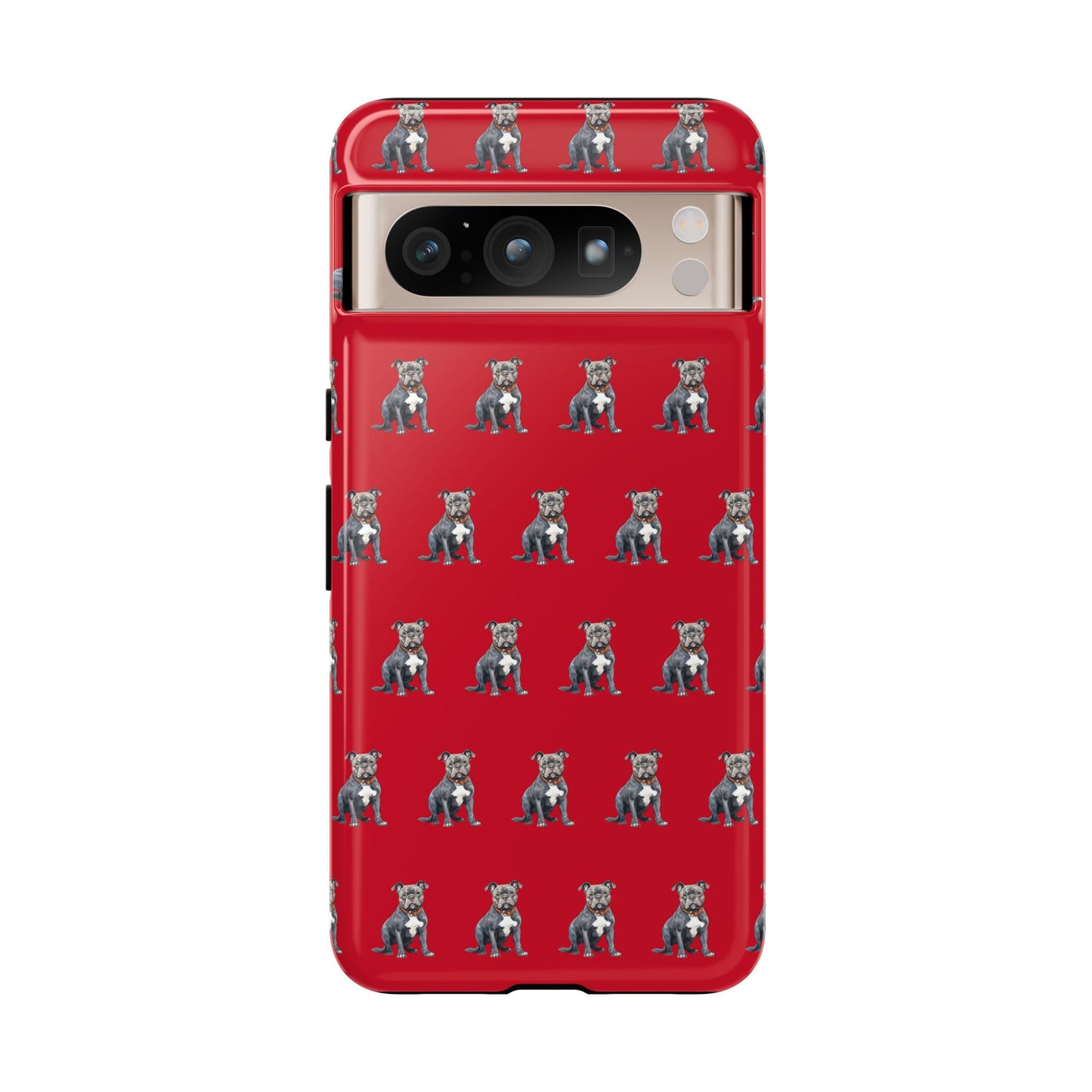 Pitbull Phone Case Red