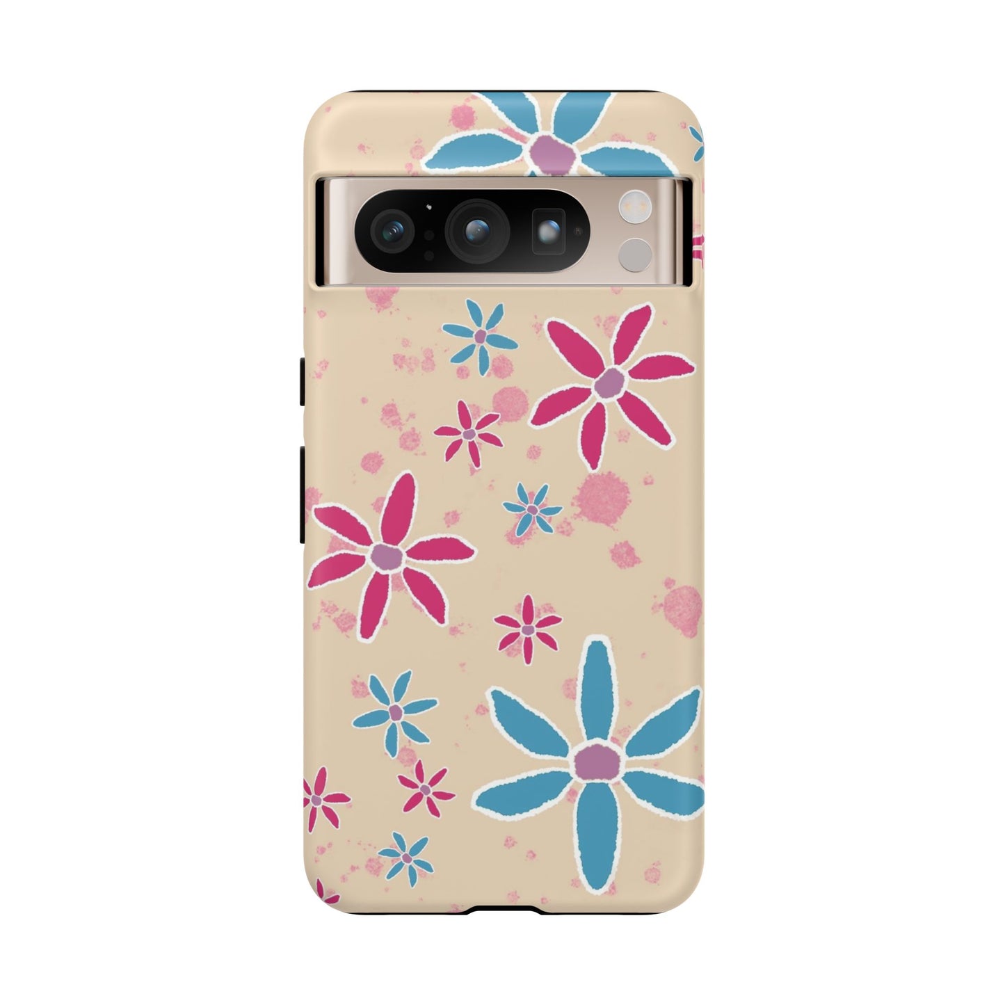 Flower Phone Case Cream