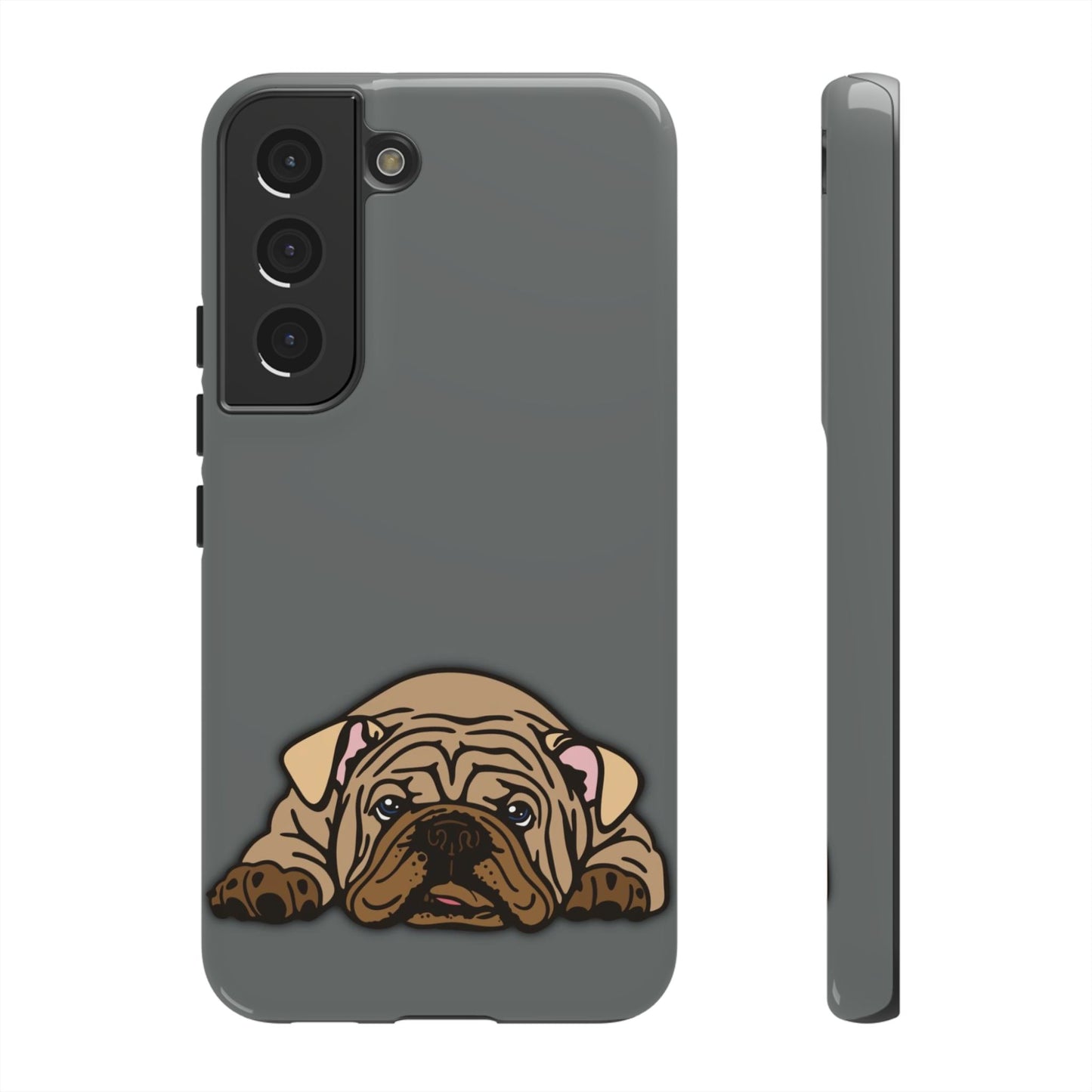 Bulldog Phone Case Gray