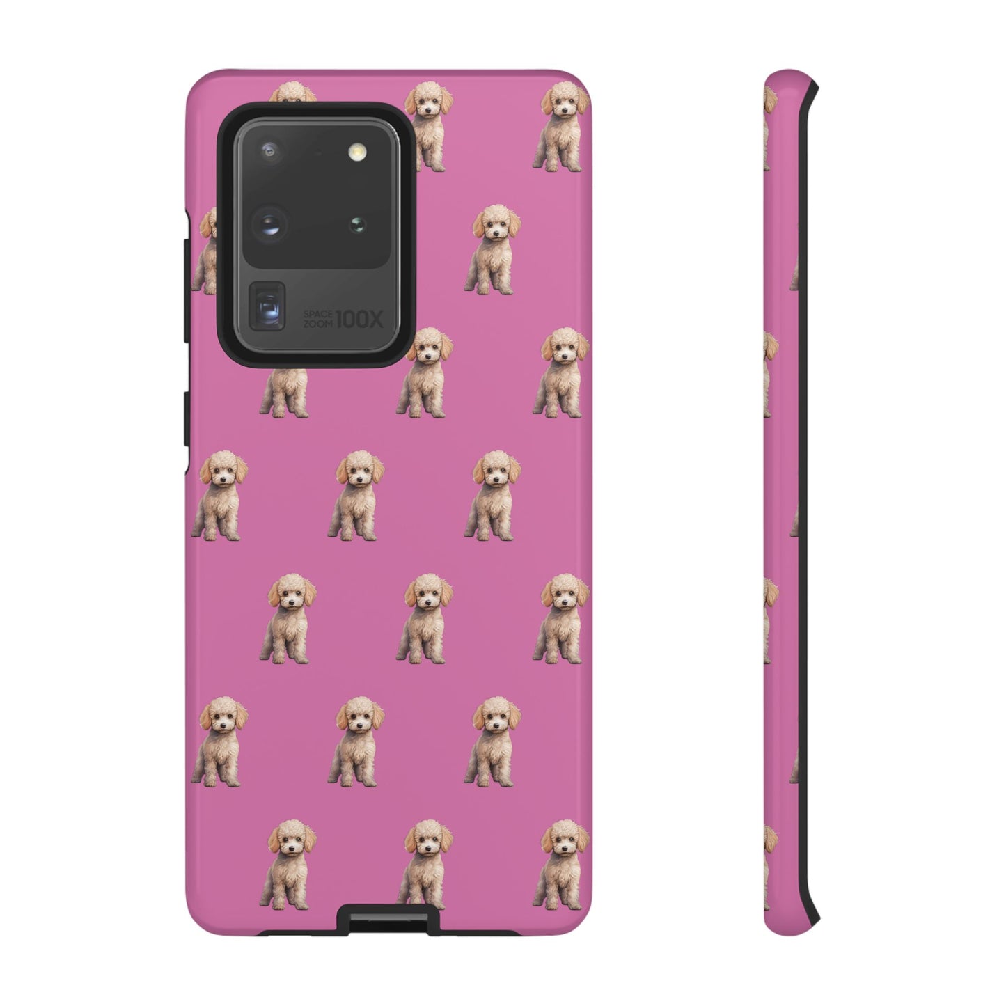 Poodle Phone Case Pink