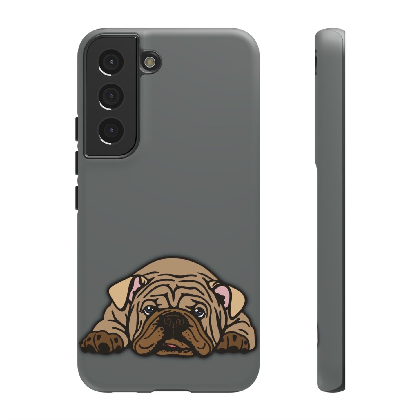 Bulldog Phone Case Gray