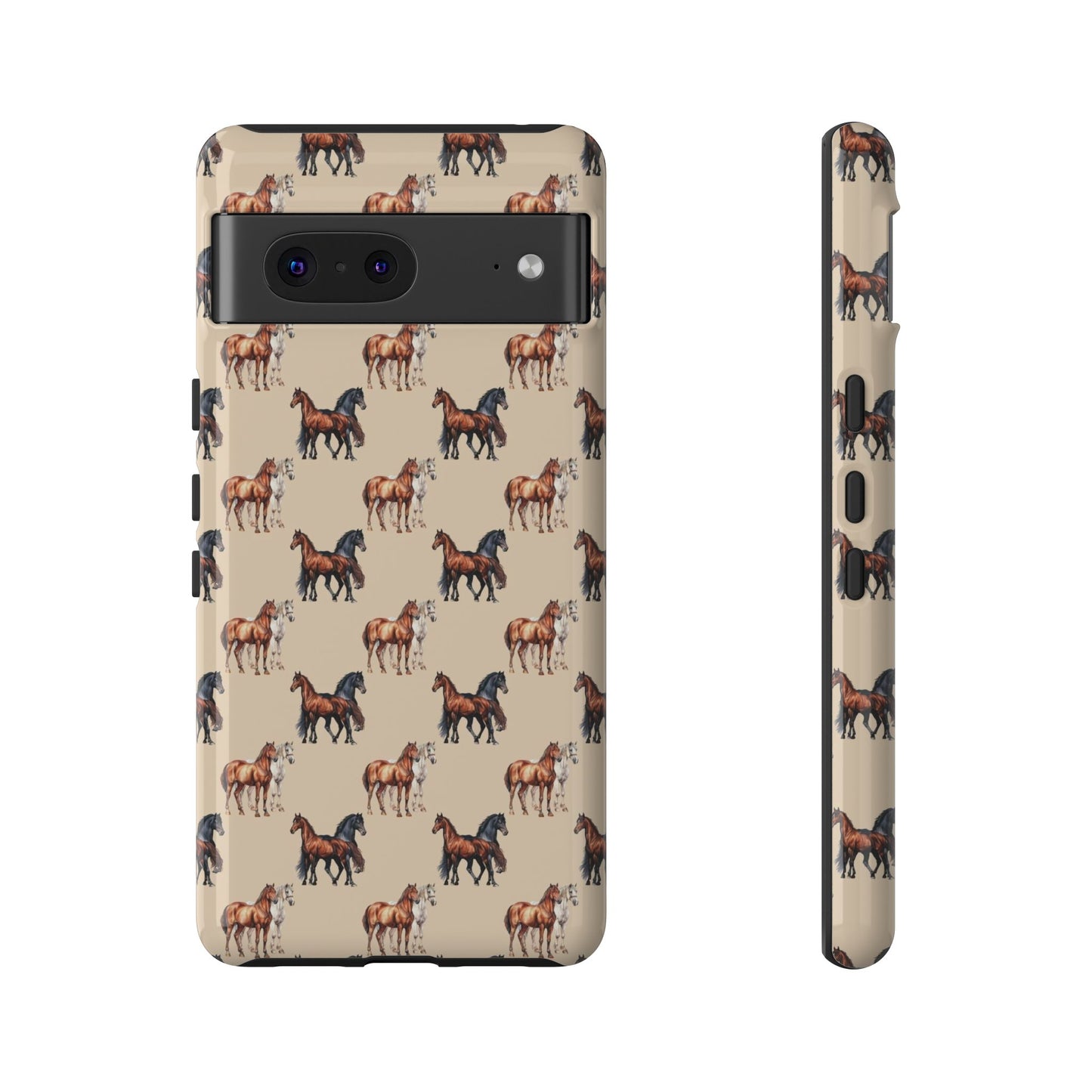 Horse Phone Case Cream