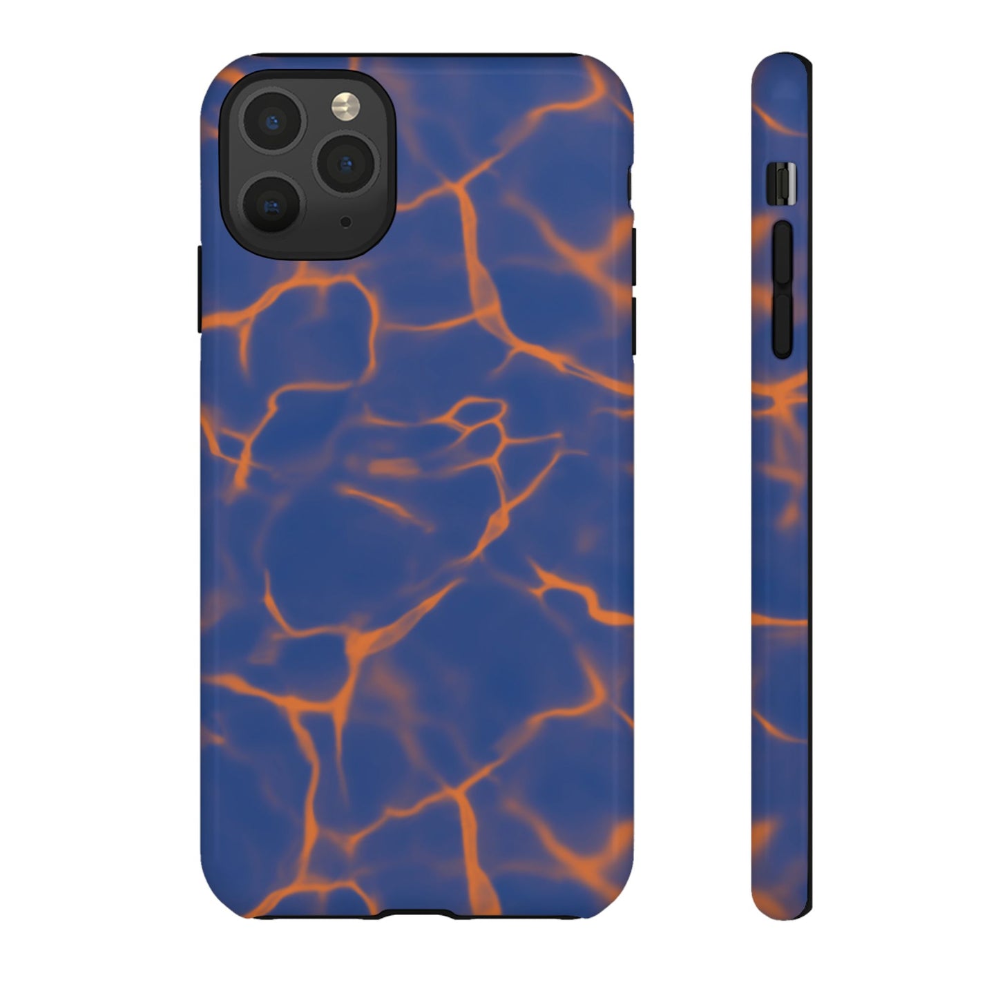 Marble Phone Case Blue Orange