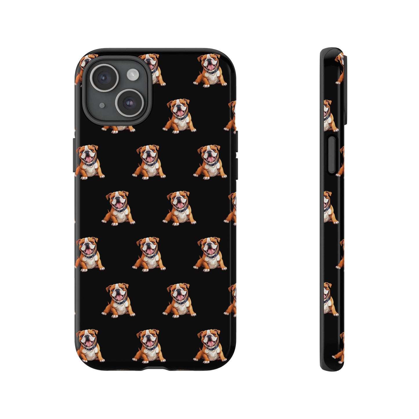 Bulldog Phone Case Black