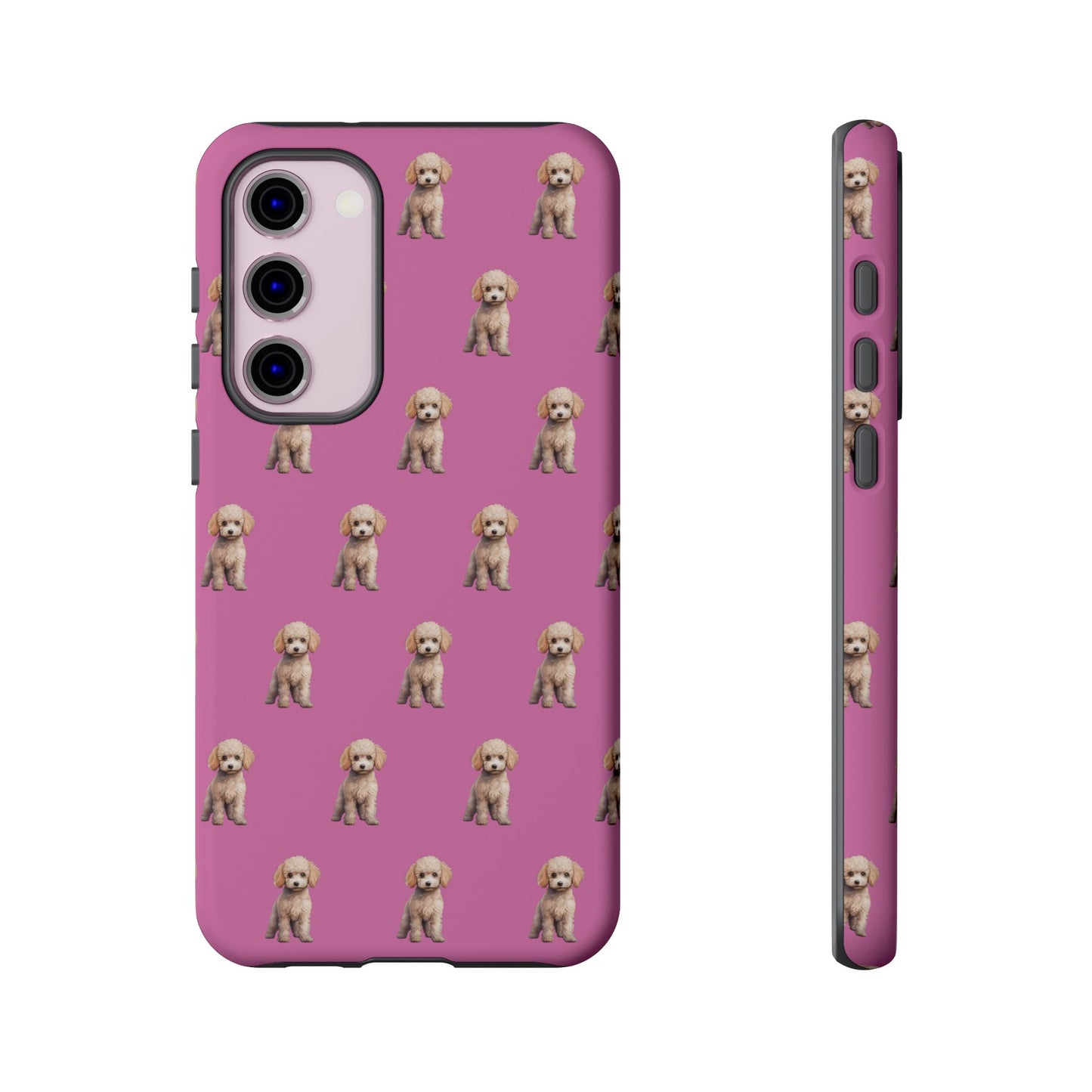 Poodle Phone Case Pink