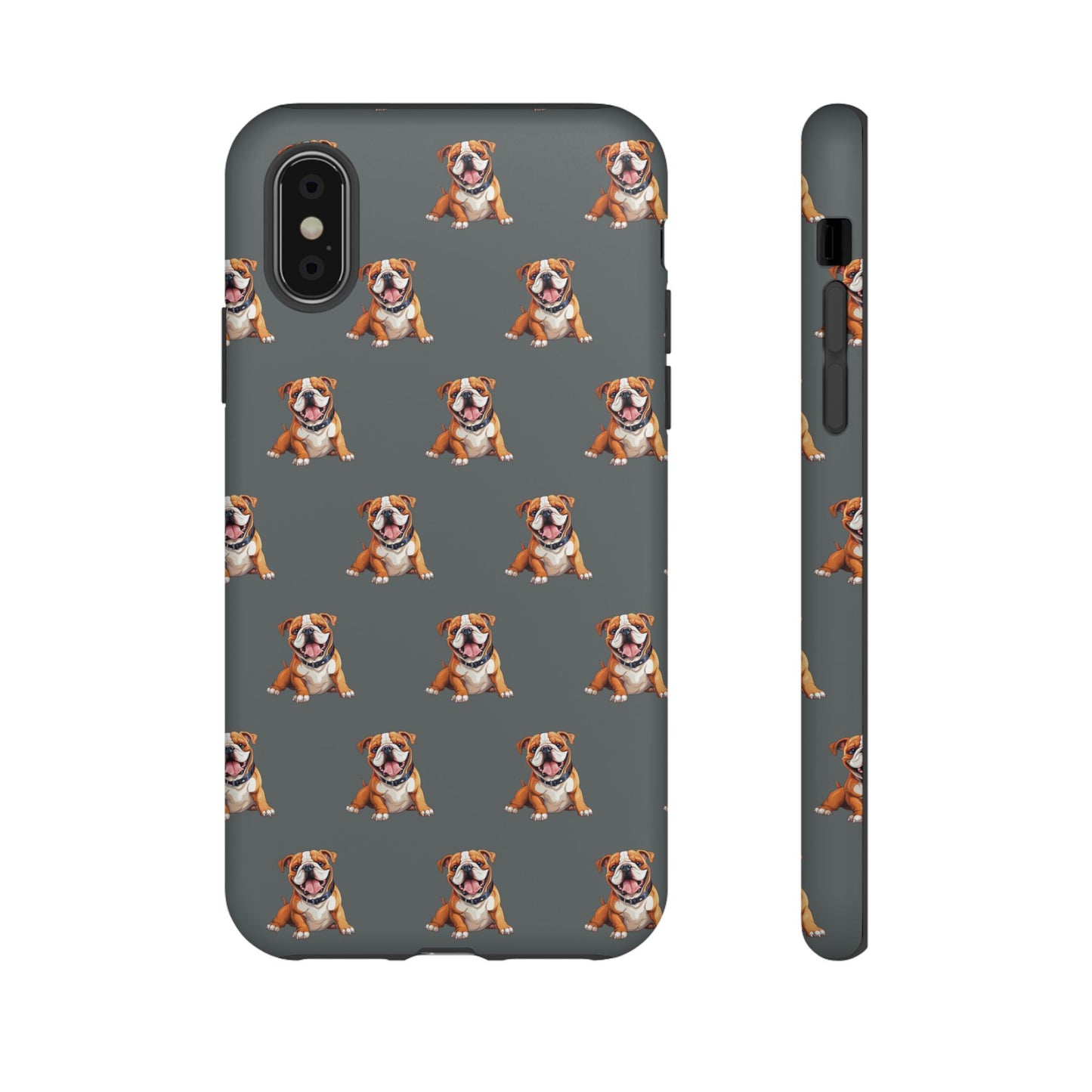 Bulldog Phone Case Gray