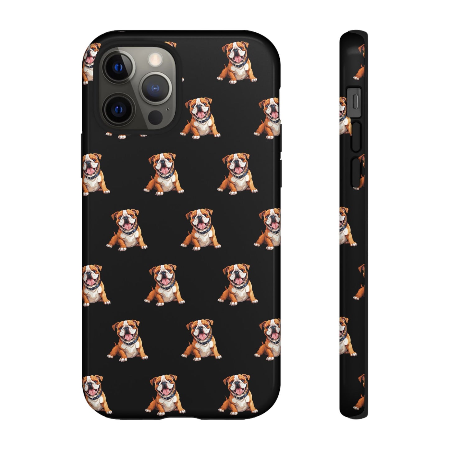 Bulldog Phone Case Black