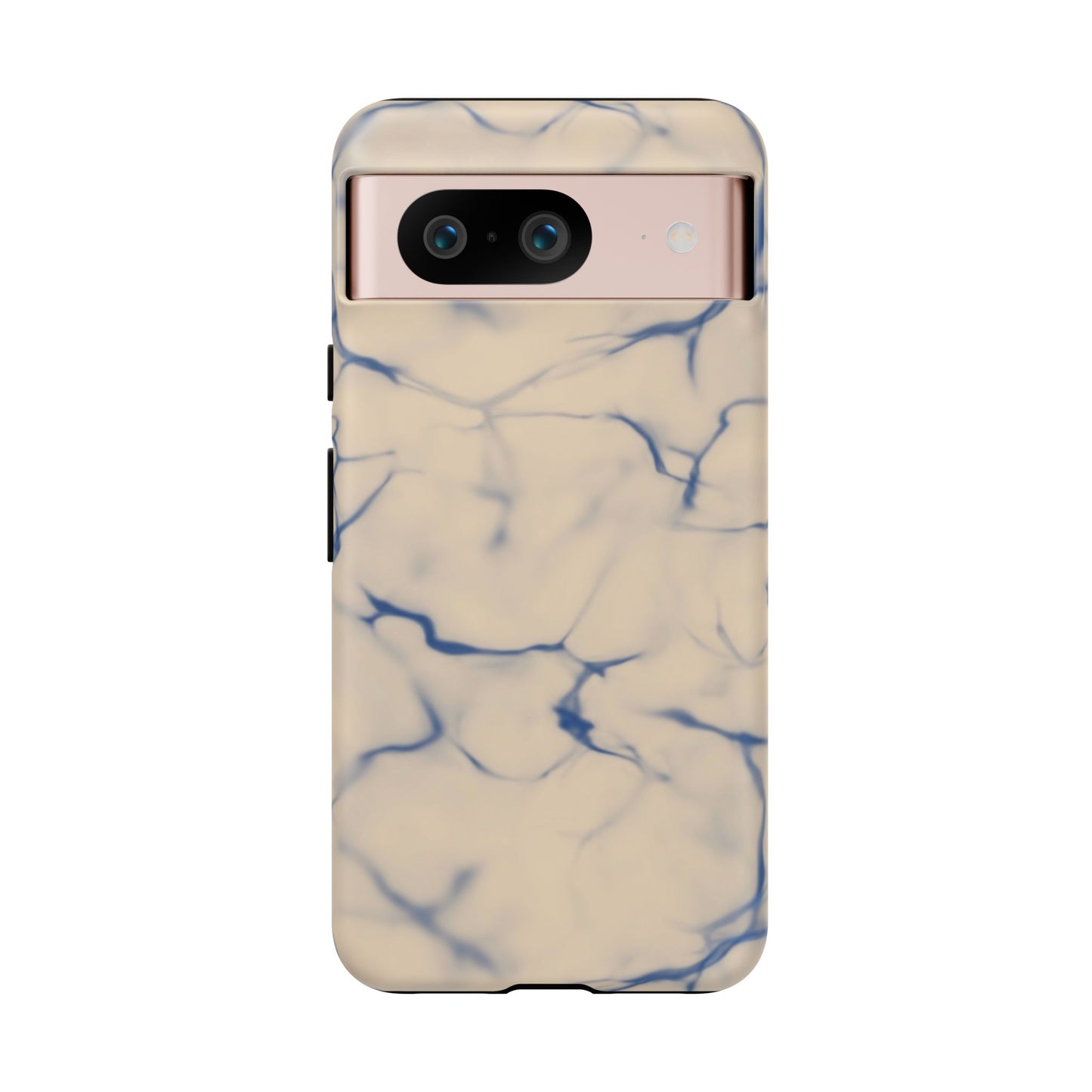 Marble Phone Case Cream Blue