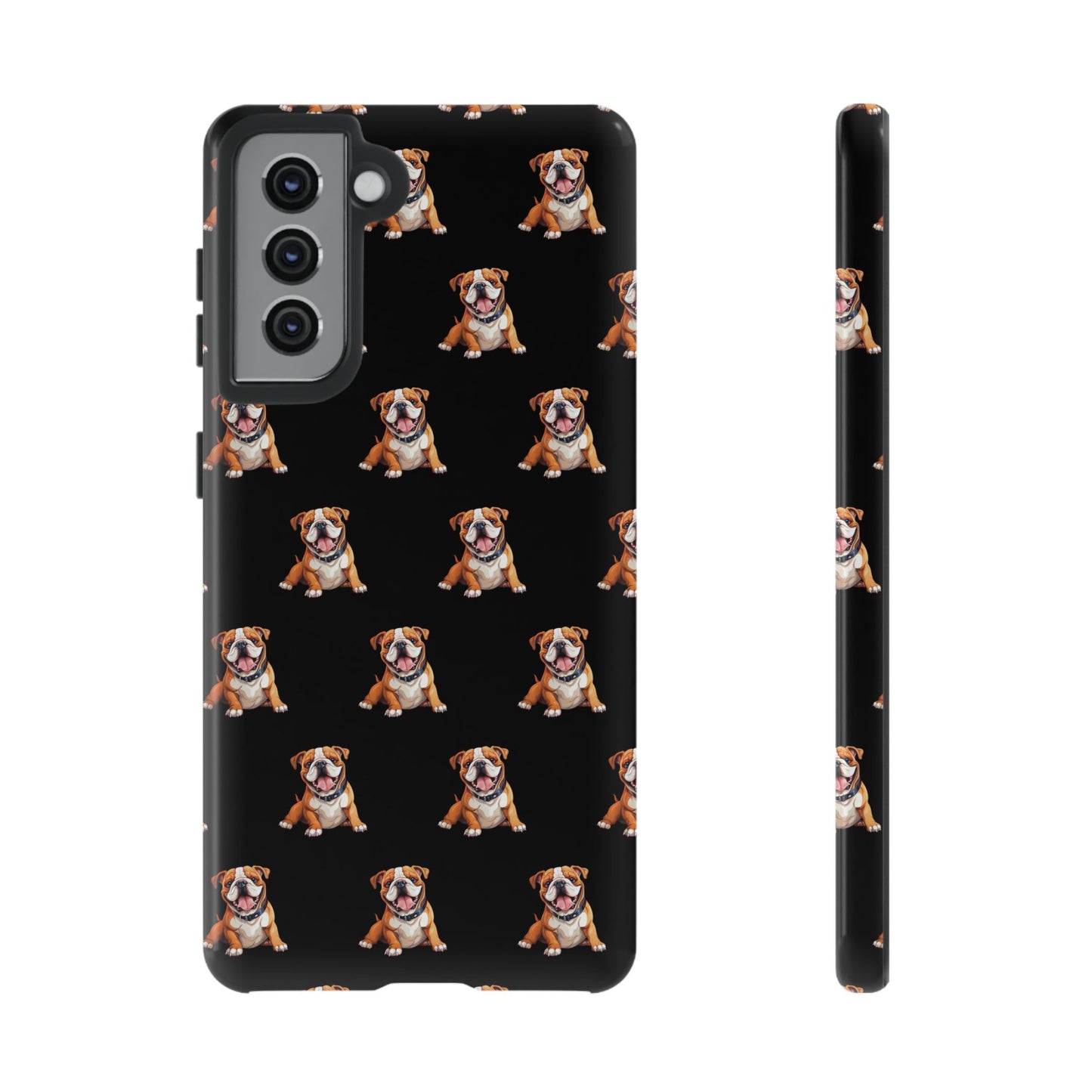 Bulldog Phone Case Black