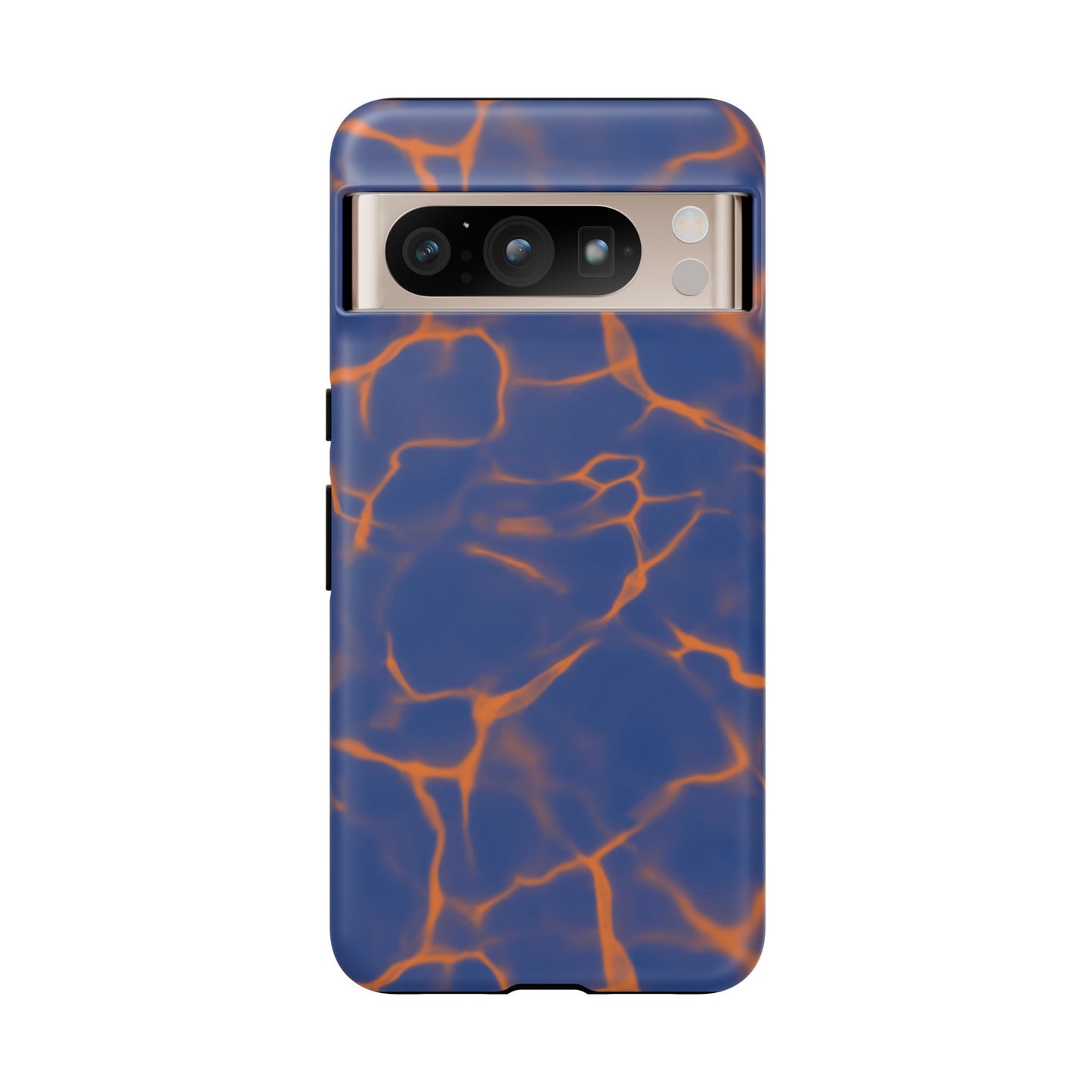 Marble Phone Case Blue Orange