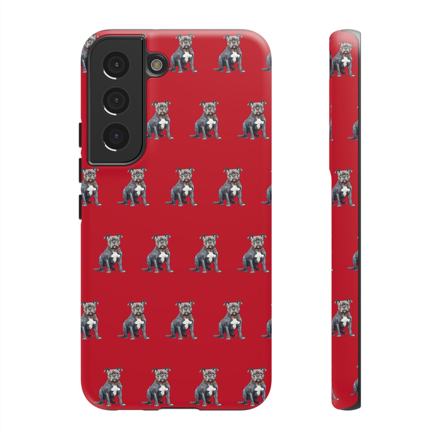 Pitbull Phone Case Red