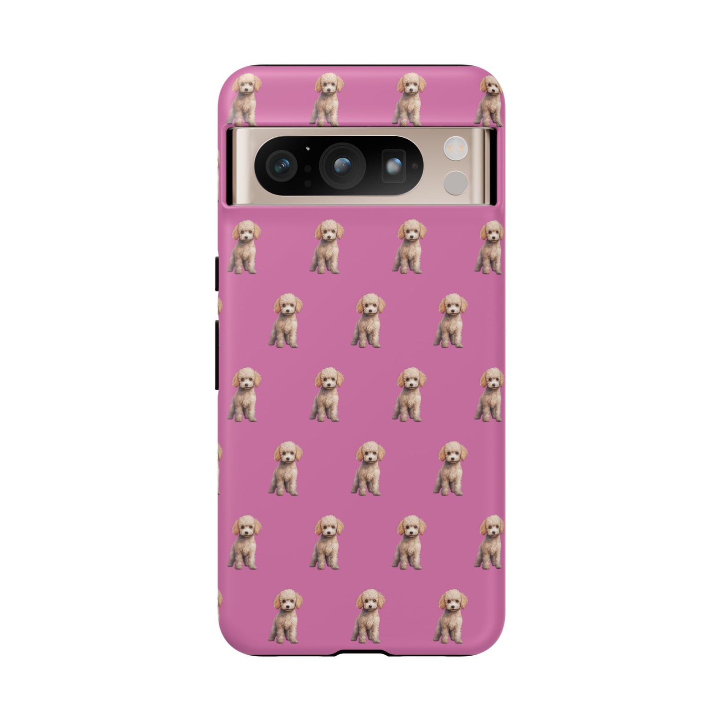 Poodle Phone Case Pink