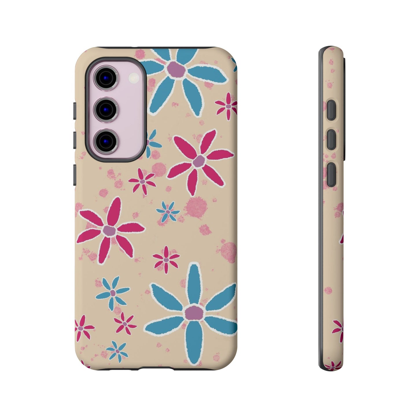 Flower Phone Case Cream