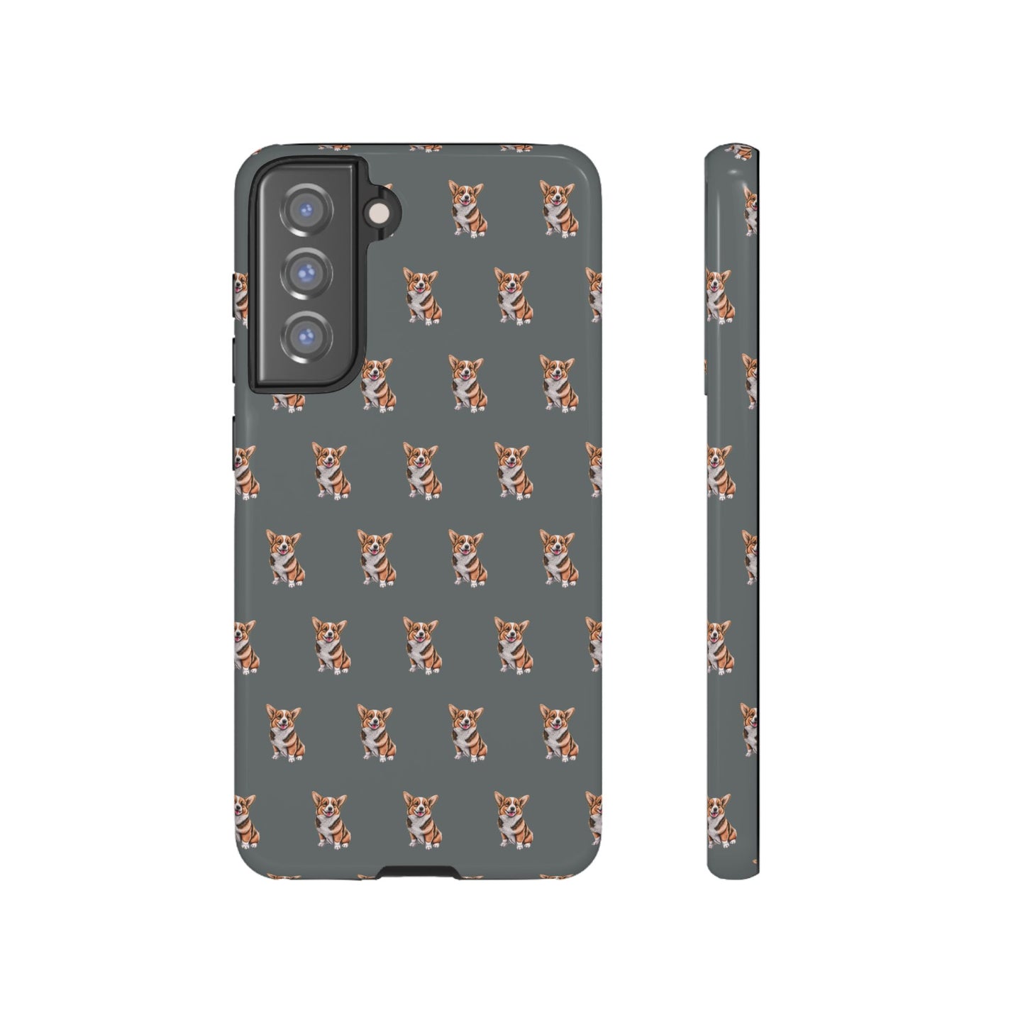 Corgi Phone Case Gray