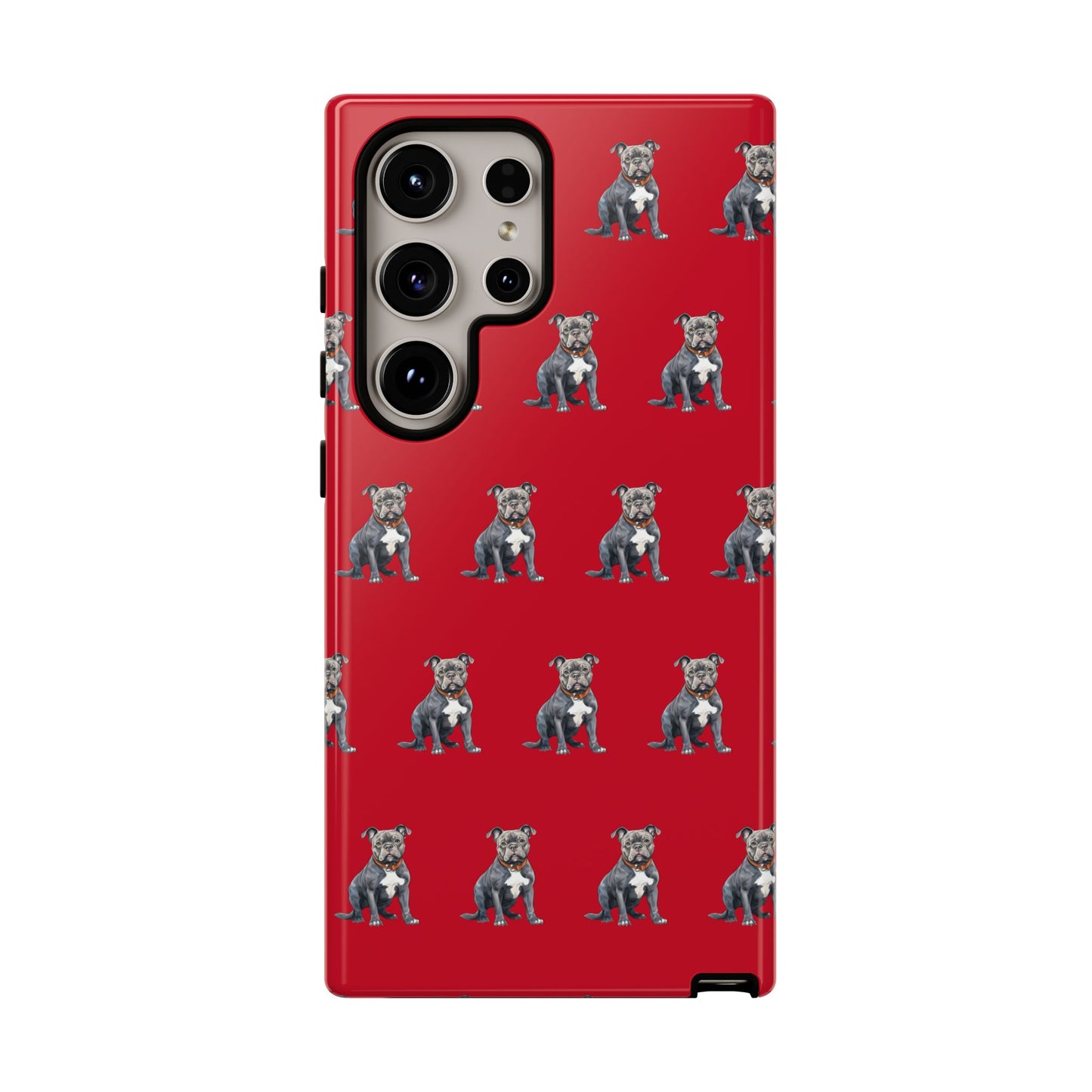 Pitbull Phone Case Red