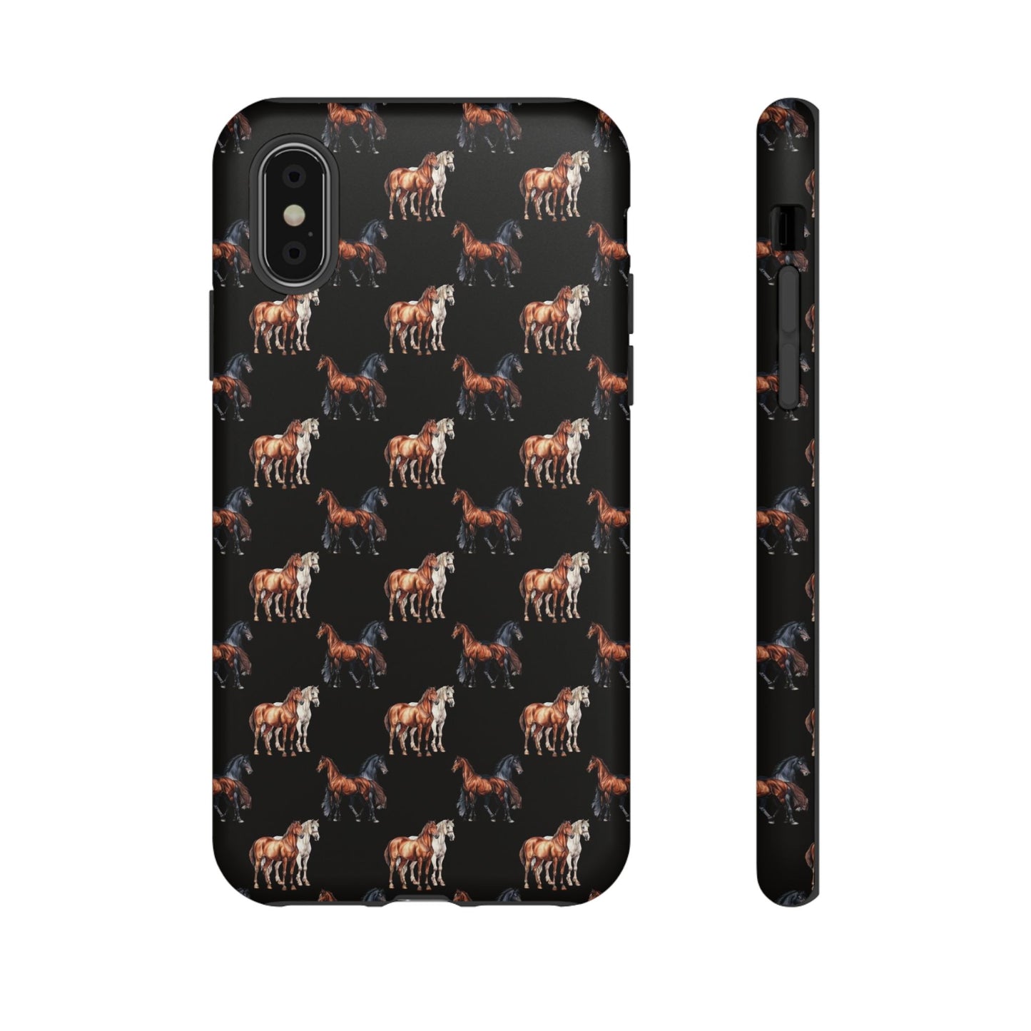 Horse Phone Case Black