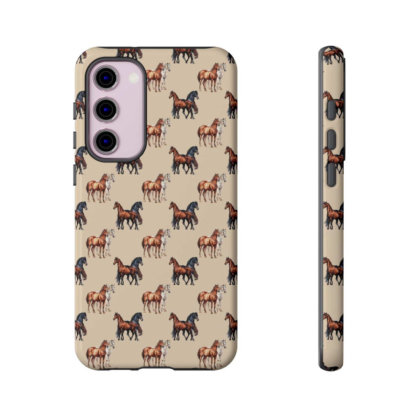 Horse Phone Case Cream