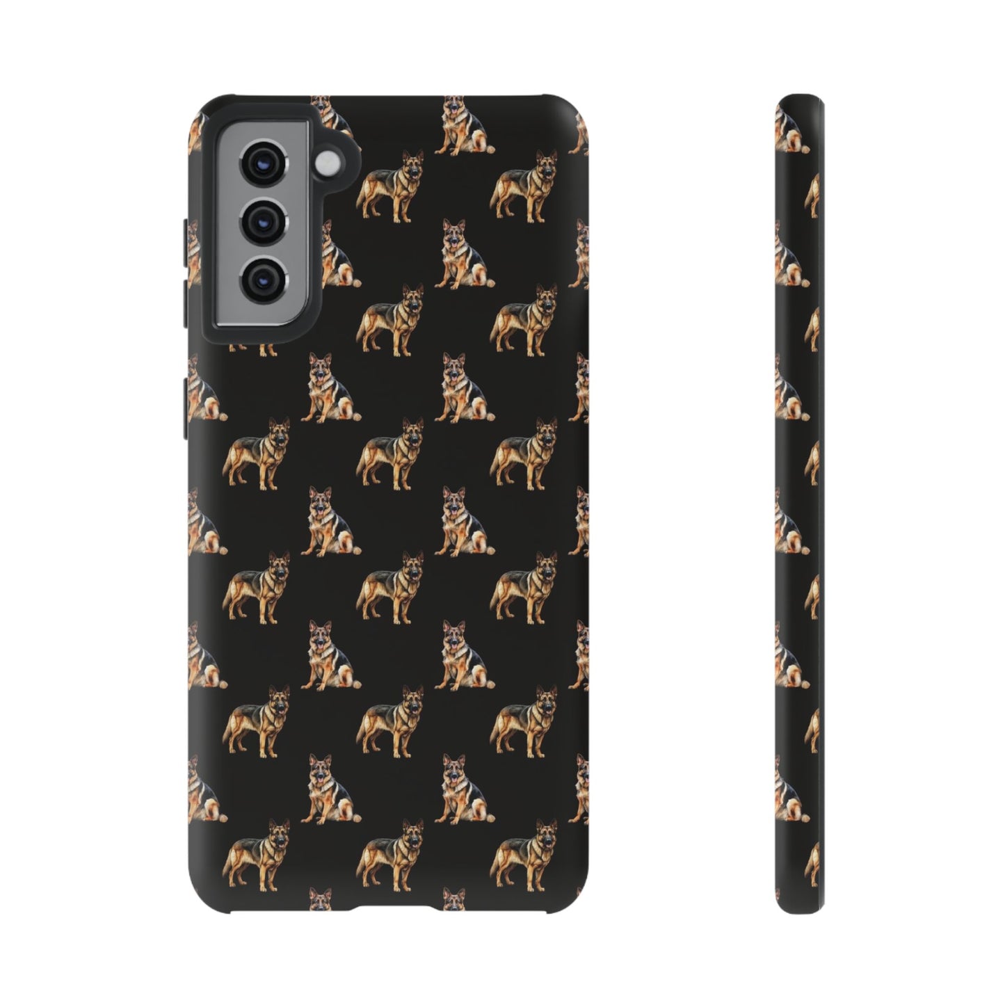 German Shepherd Phone Case Black