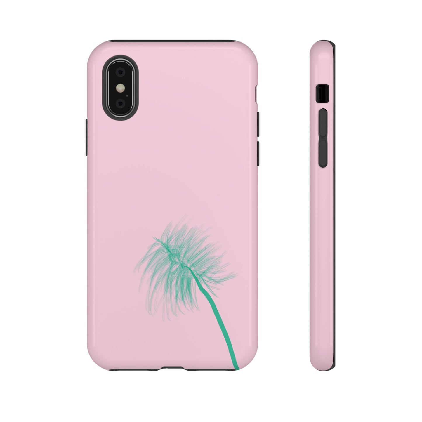 Dandelion Blowball Phone Case Pink