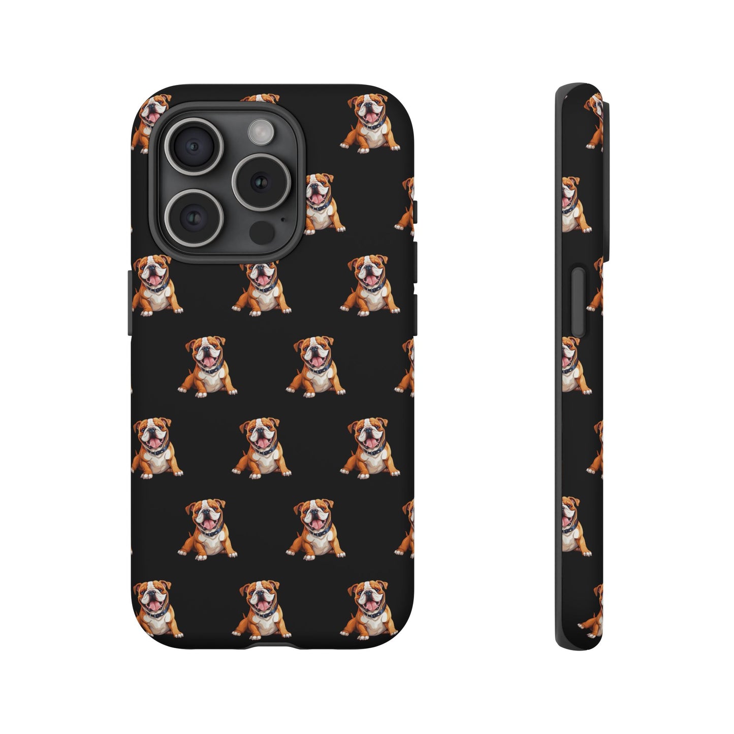 Bulldog Phone Case Black