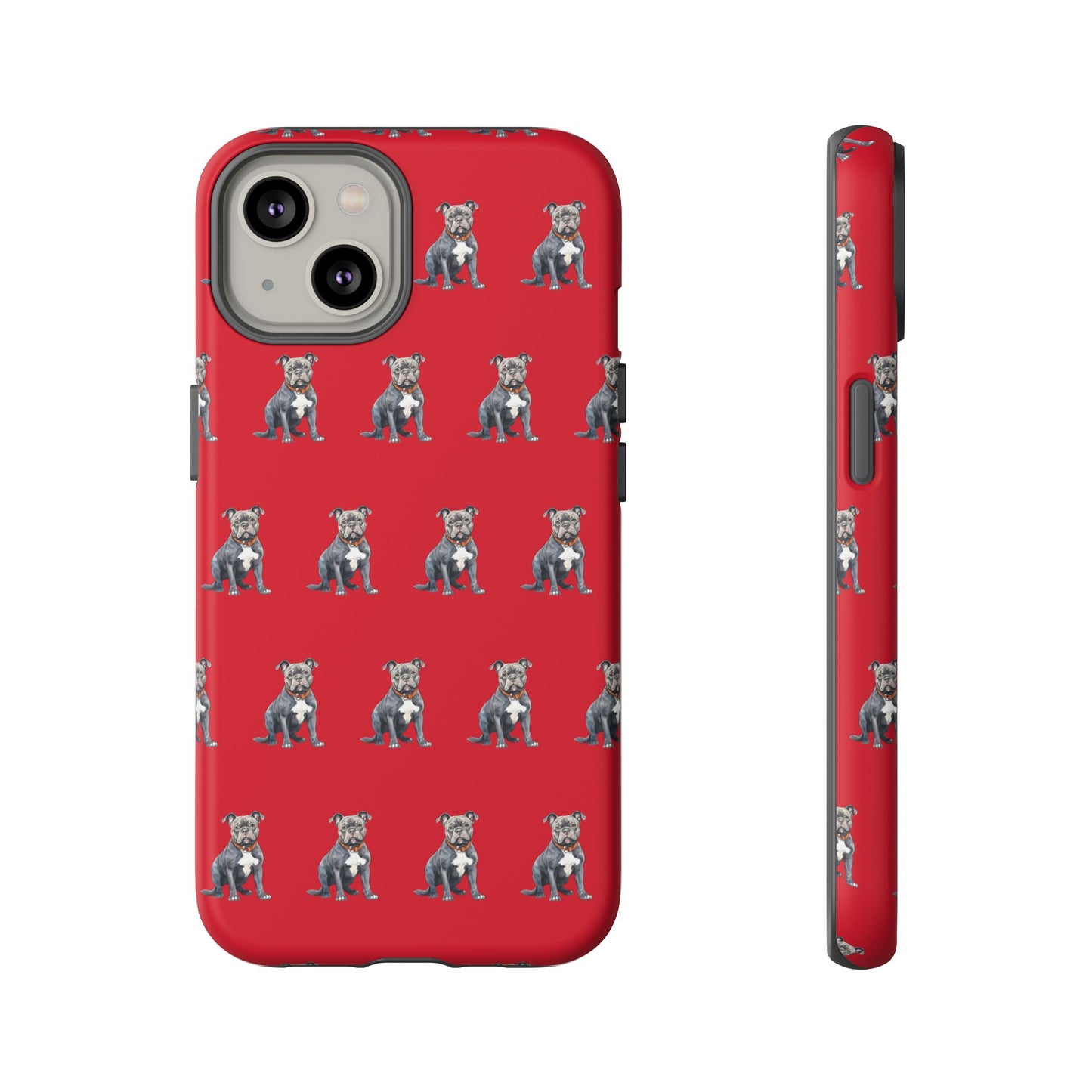 Pitbull Phone Case Red