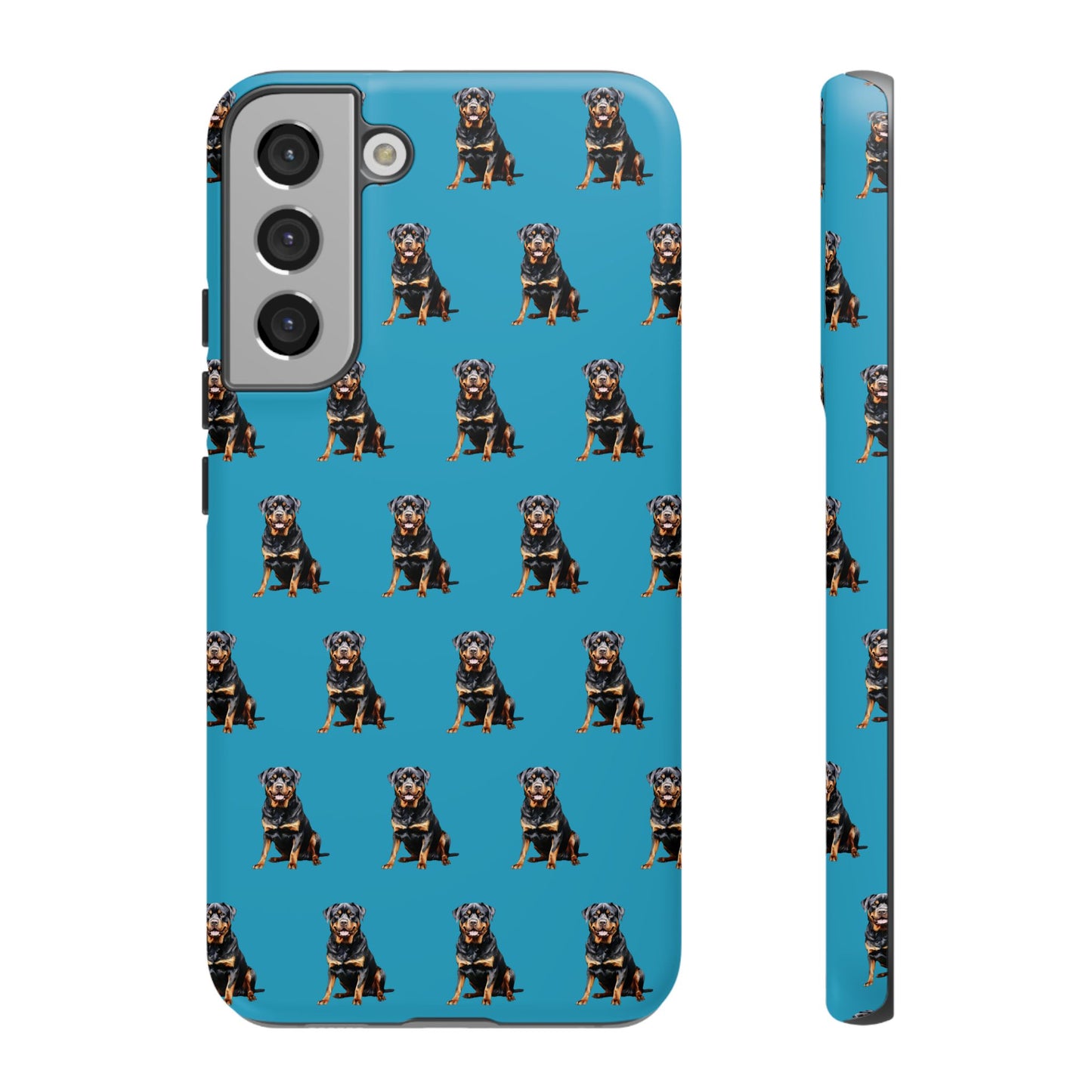 Rottweiler Phone Case Turquoise