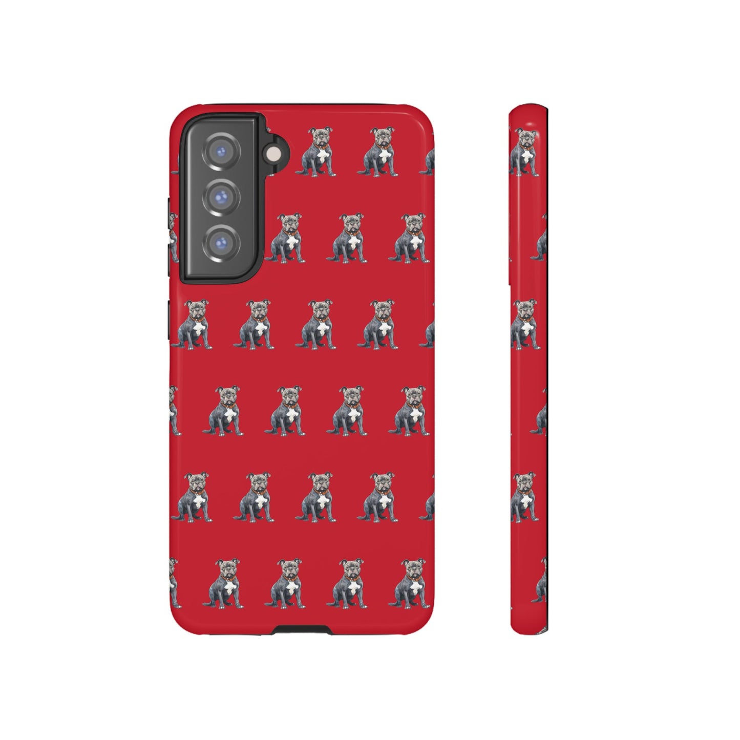 Pitbull Phone Case Red