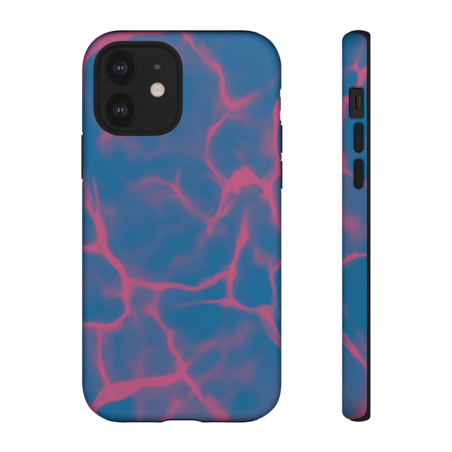 Marble Phone Case Blue Pink