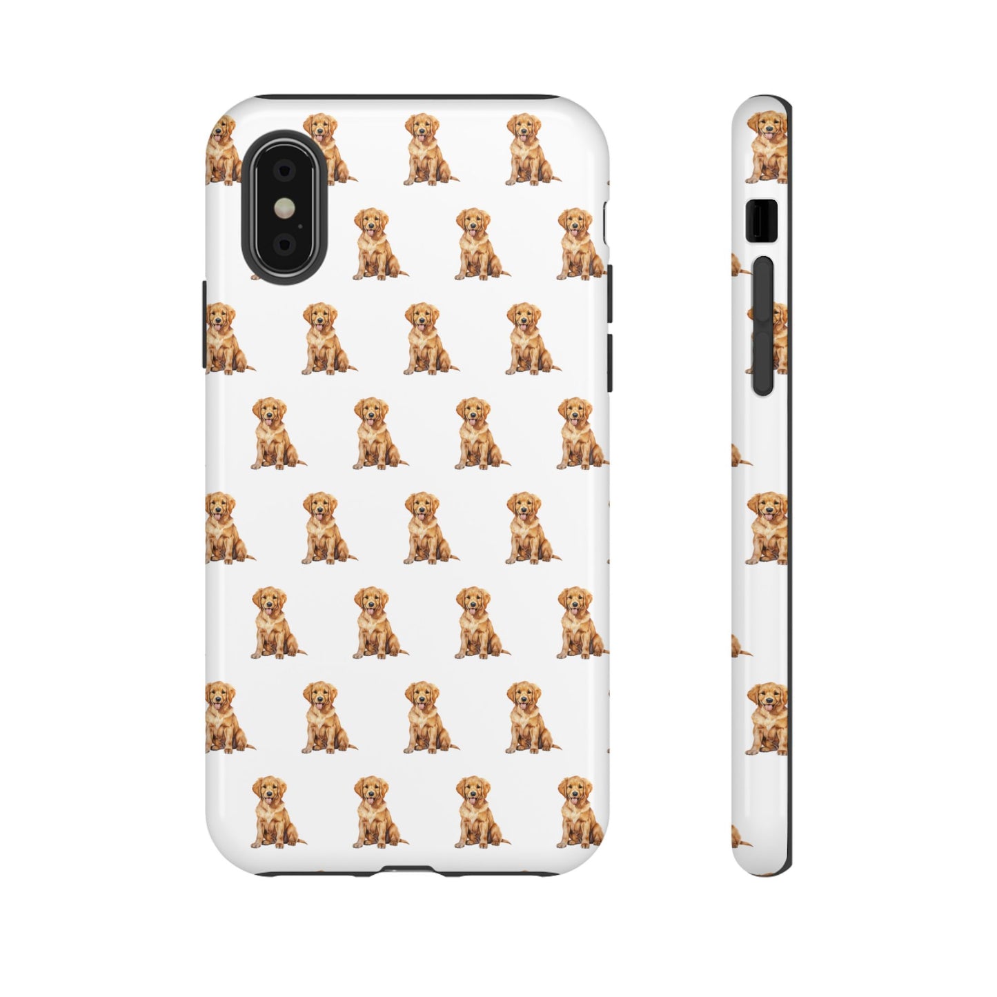 Golden Retriever Phone Case White