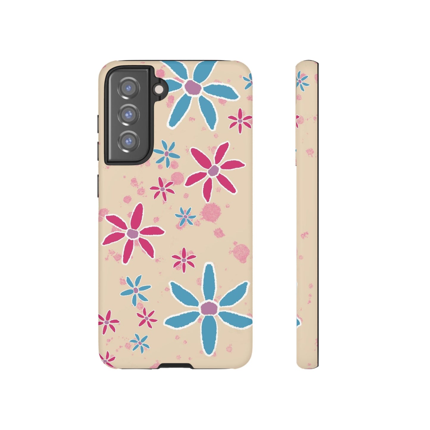 Flower Phone Case Cream